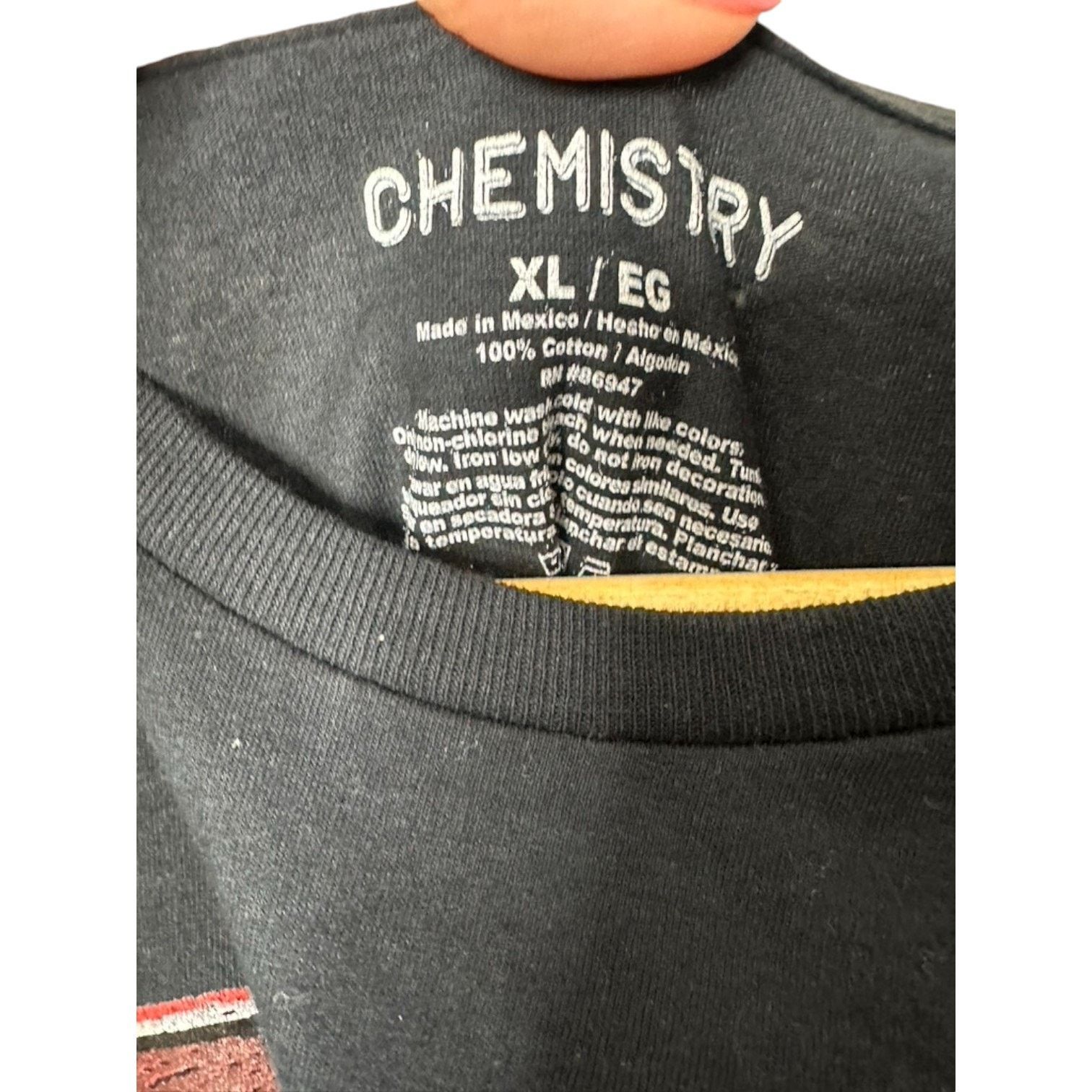 Chemistry Chemistry Black Graphic CORVETTE Men's T-Shirt Size XL NEW Size US XL / EU 56 / 4 - 5 Thumbnail