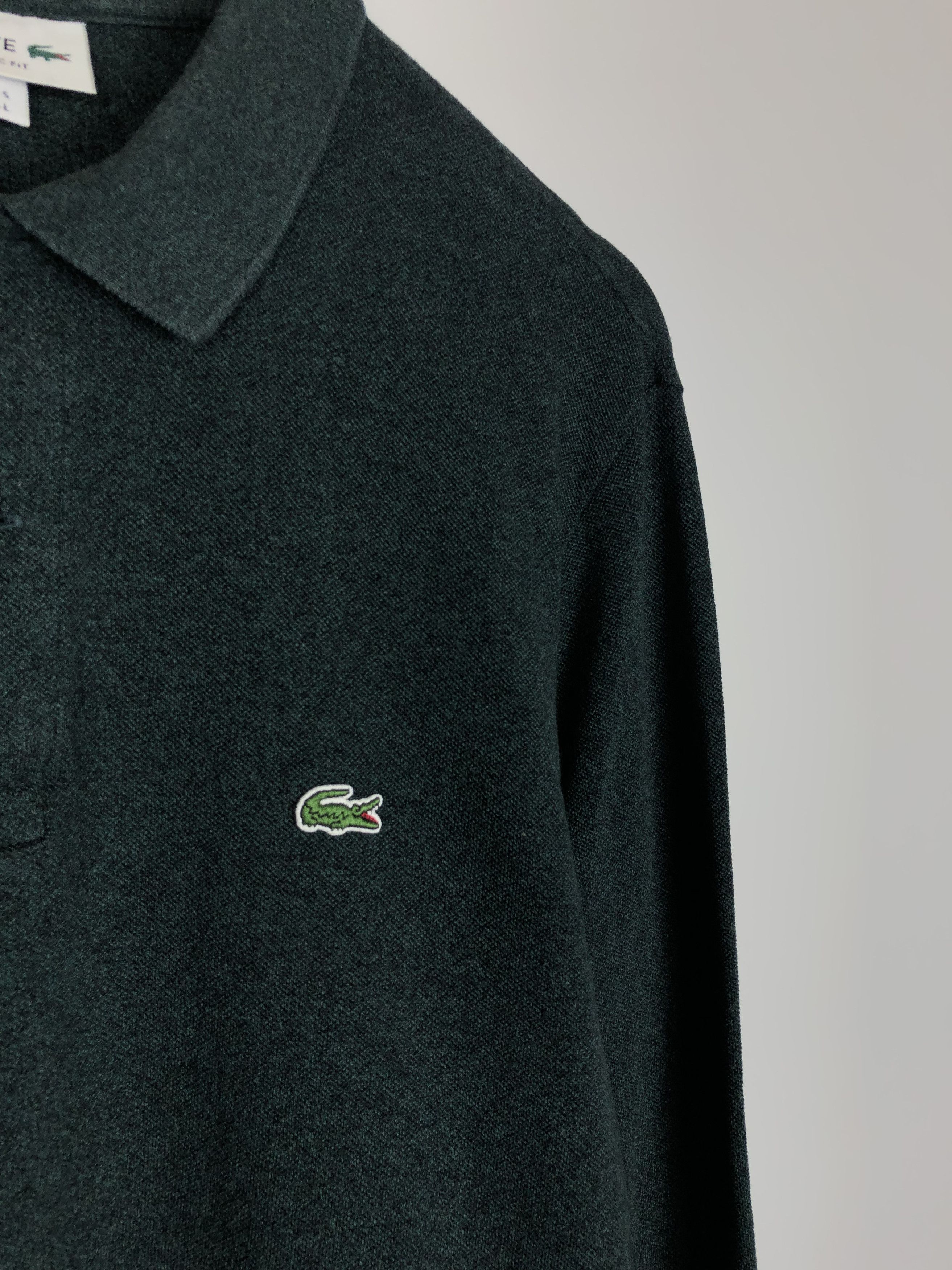 Lacoste Lacoste Long Sleeve Pullover Green Small Logo size L Size US L / EU 52-54 / 3 - 3 Thumbnail