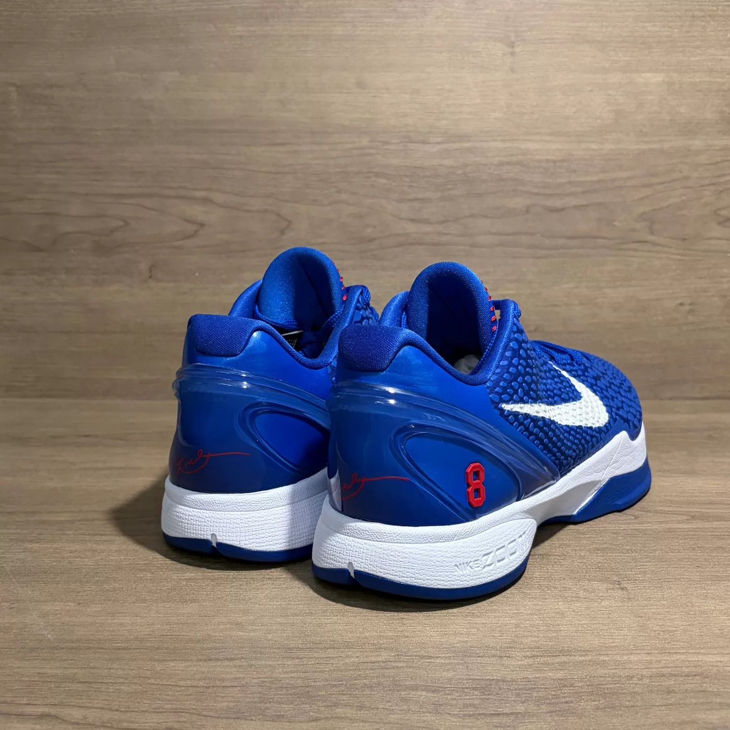 Nike Nike Kobe 6 zk6 Dodge White Blue 46 Size US 12 / EU 45 - 3 Thumbnail