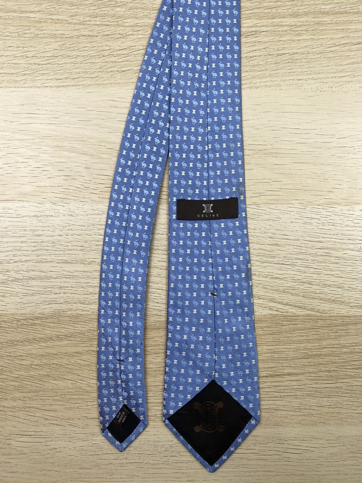 Celine Vintage Celine Silk Tie T70 Size ONE SIZE - 5 Thumbnail