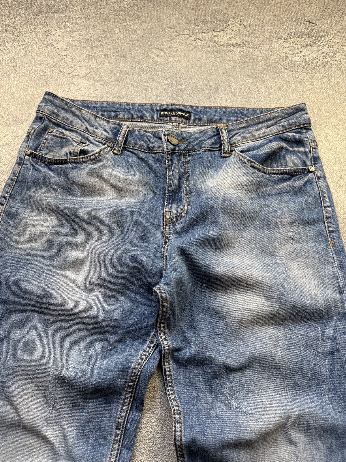 Dolce & Gabbana Vintage Dolce & Gabbana Metal Logo Jeans Size US 34 / EU 50 - 3 Thumbnail