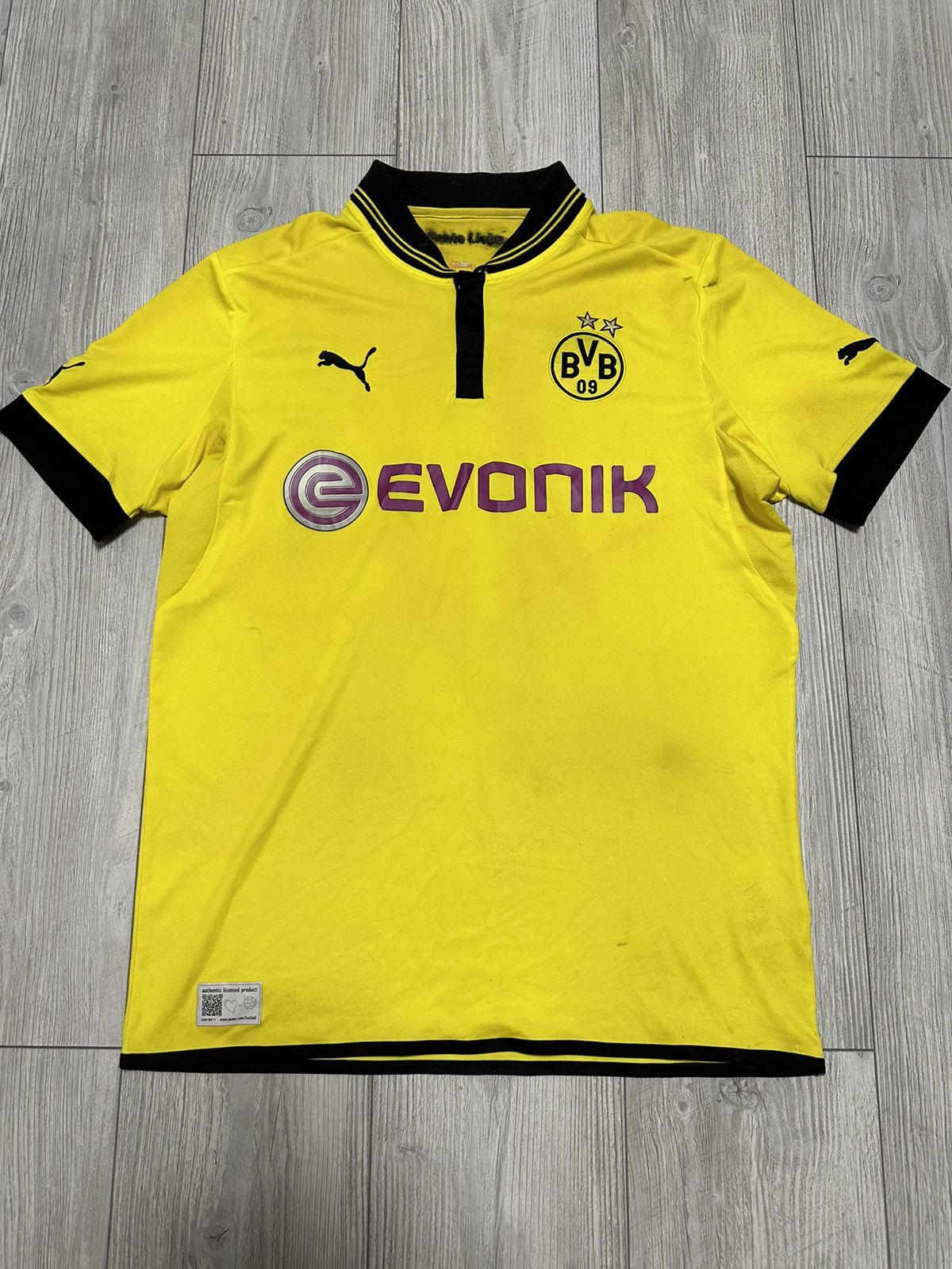 Puma × Vintage Borussia Dortmund BVB puma Y2K Soccer Jersey T Shirt Size US XL / EU 56 / 4 - 1 Thumbnail