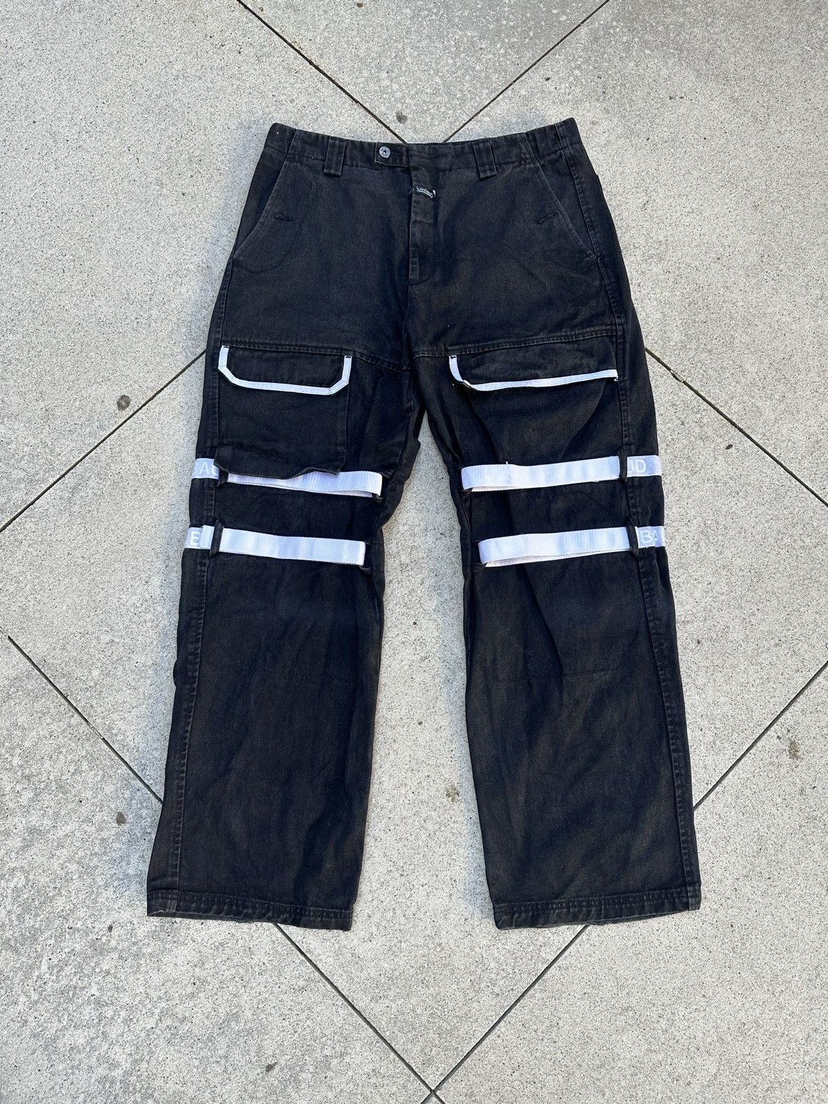 Marithe + Francois Girbaud VTG MFG Cargo Strap Pants Size US 36 / EU 52 - 1 Thumbnail