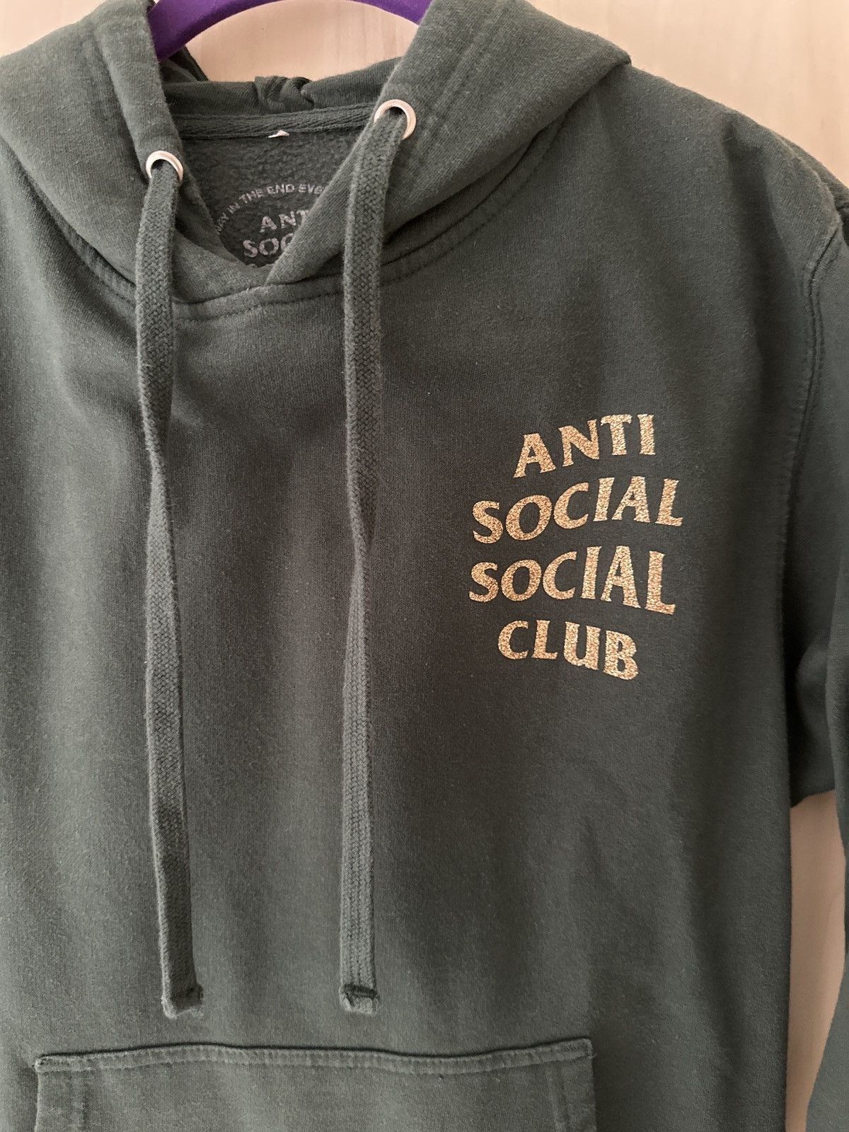 Anti Social Social Club Anti Social Social Club Glitter Hoodie Size US S / EU 44-46 / 1 - 2 Thumbnail