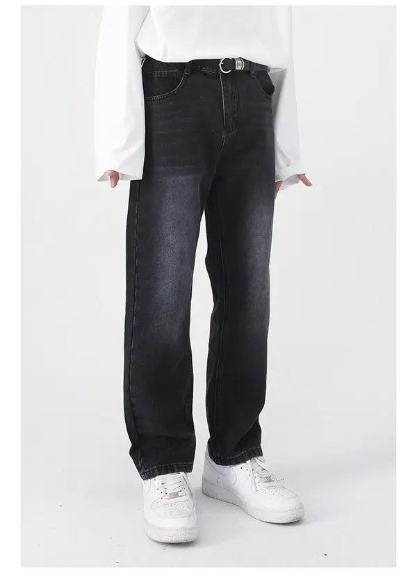 Japanese Brand Japanese retro casual loose washed straight jeans Size US 32 / EU 48 - 4 Thumbnail