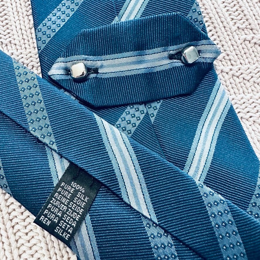 Other Caporiccio blue striped silk tie Size ONE SIZE - 3 Thumbnail