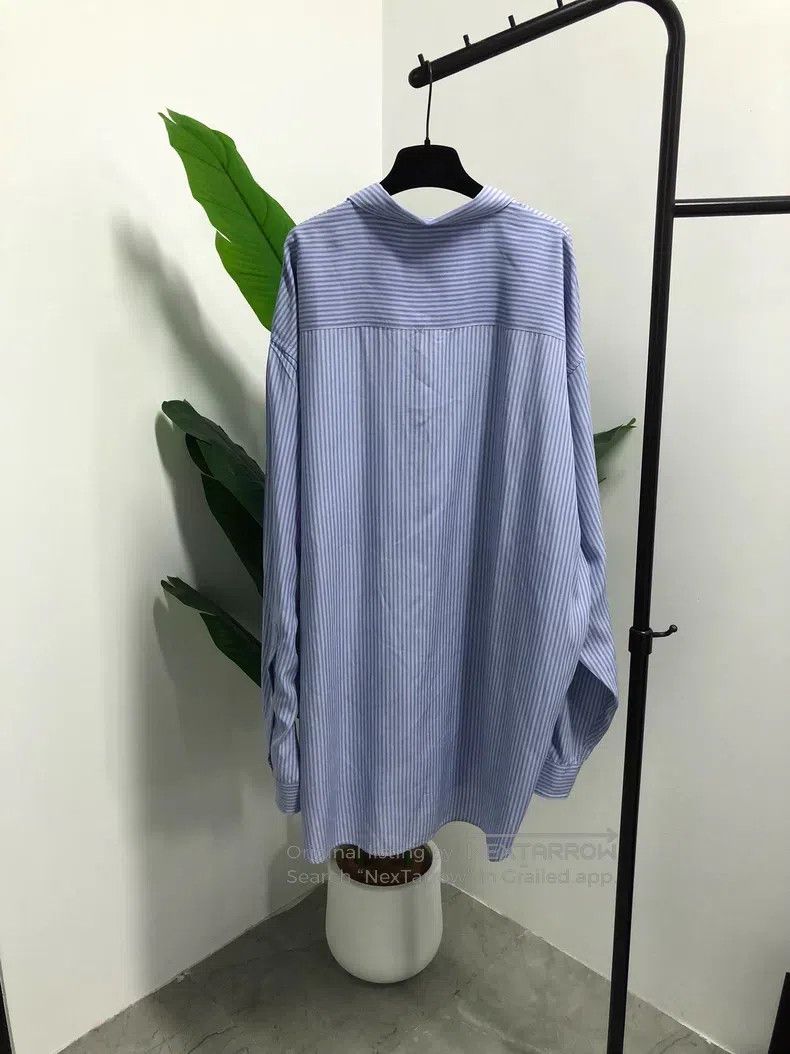 Balenciaga Balenciaga Striped Shirt Size US S / EU 44-46 / 1 - 2 Thumbnail