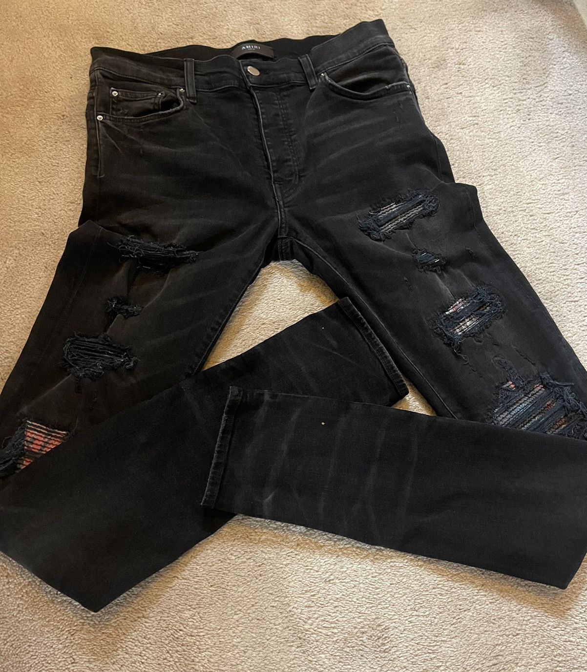 image of Amiri Men Jeans Study /see Real Tape Measurements In Photos in Bad Ass (Size 32)