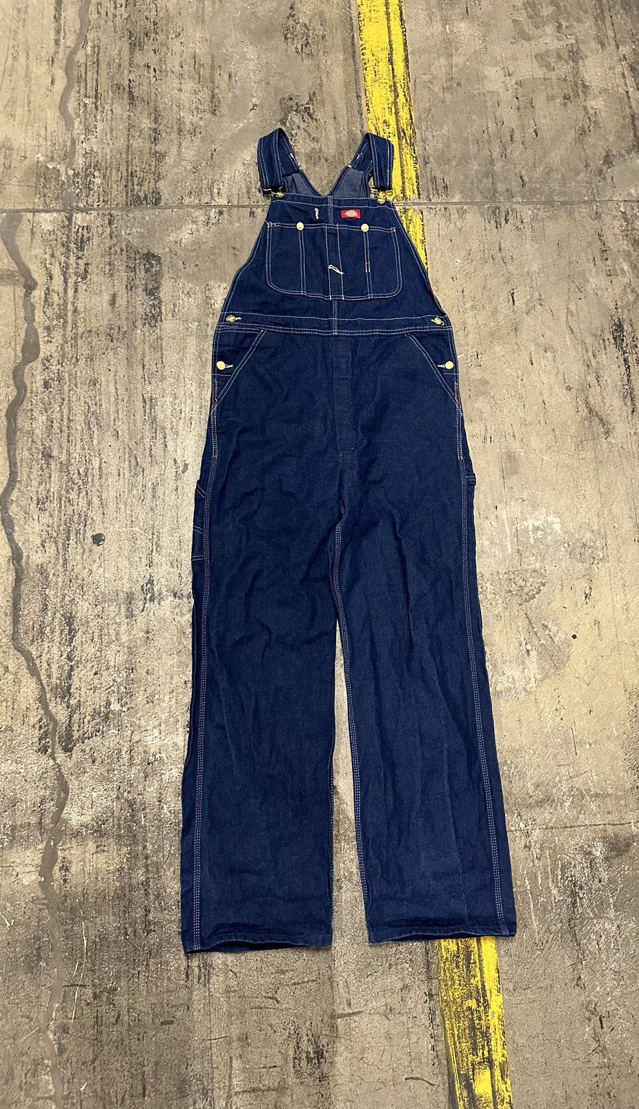 Dickies × Vintage Y2K dickies blue denim overalls Size US 32 / EU 48 - 10 Thumbnail