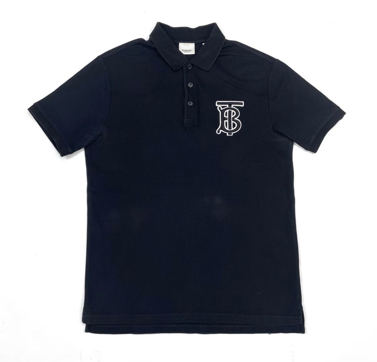Burberry Burberry Embroidered Logo Short Sleeve Polo Shirt K12 Size US XS / EU 42 / 0 - 1 Thumbnail