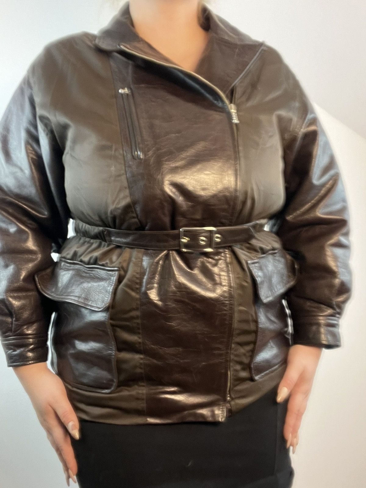 Vintage Leather Vintage jacket Size XL / US 12-14 / IT 48-50 - 7 Thumbnail
