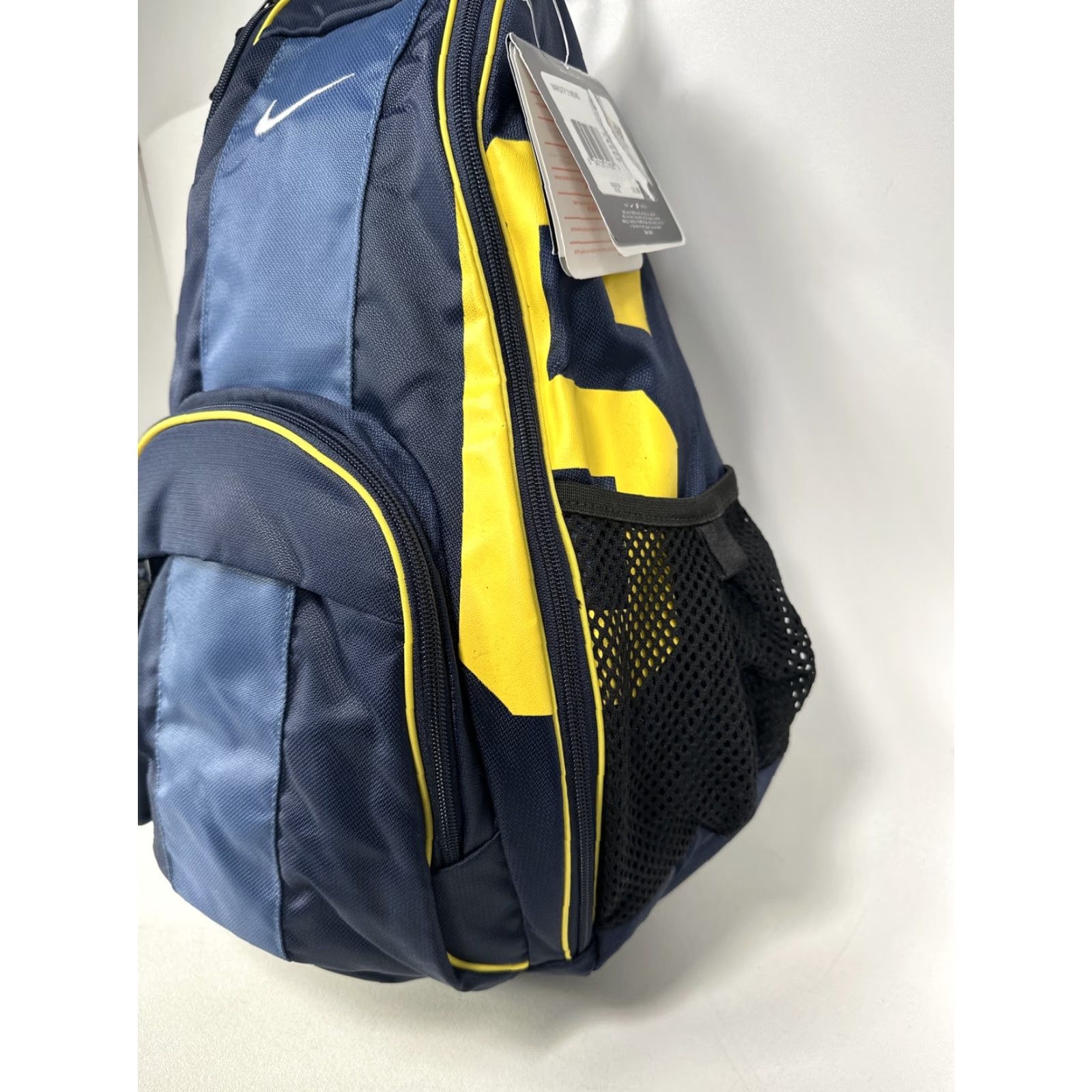 Nike VINTAGE Nike Air Varsity Mono 21 liter Backpack Unisex Adults Blue Mens Womens Boys Girls 2004 New Old Stock w/Tags Size ONE SIZE - 4 Thumbnail