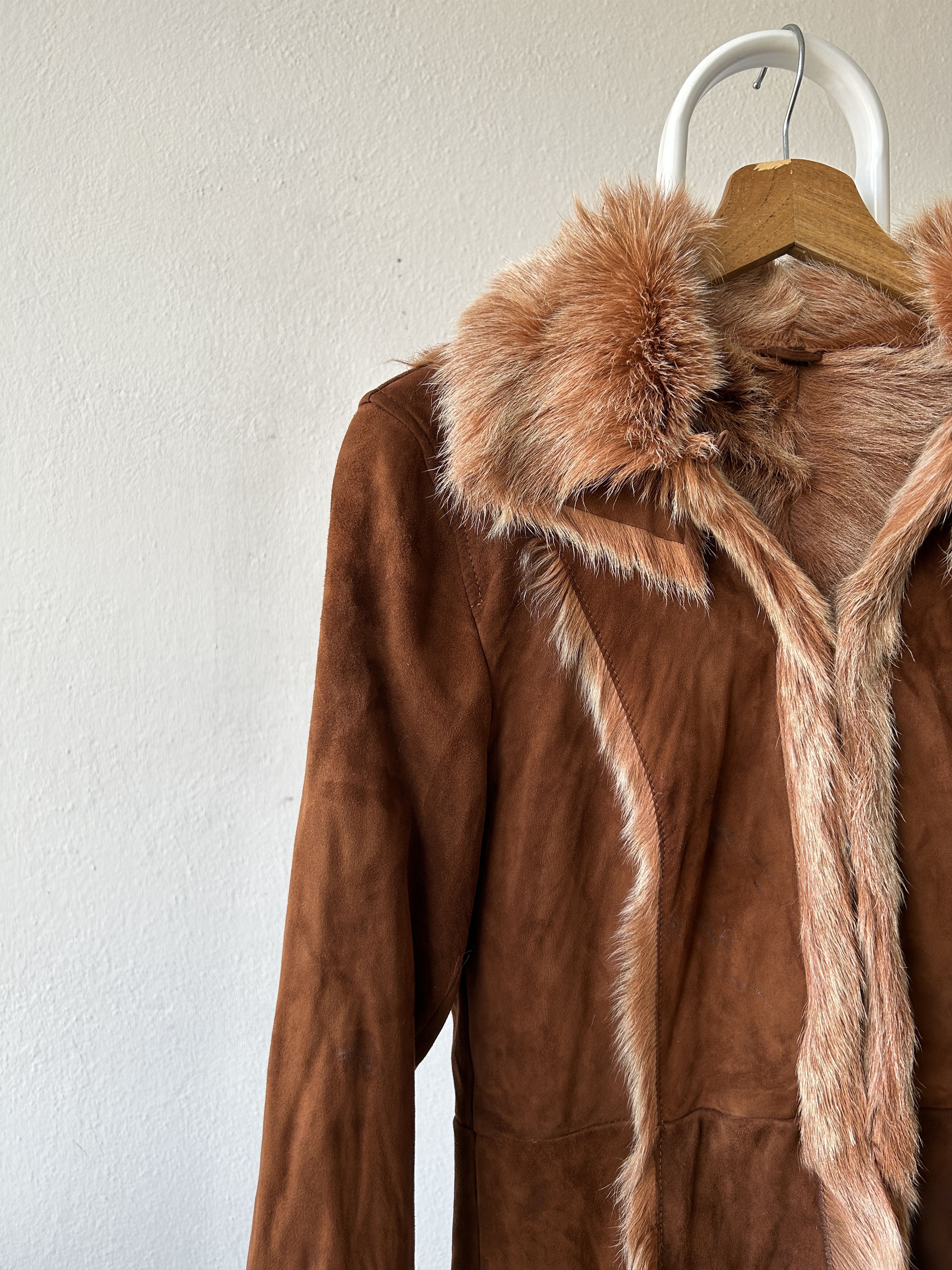 Vintage Vintage suede penny lane coat Size XS / US 0-2 / IT 36-38 - 4 Thumbnail