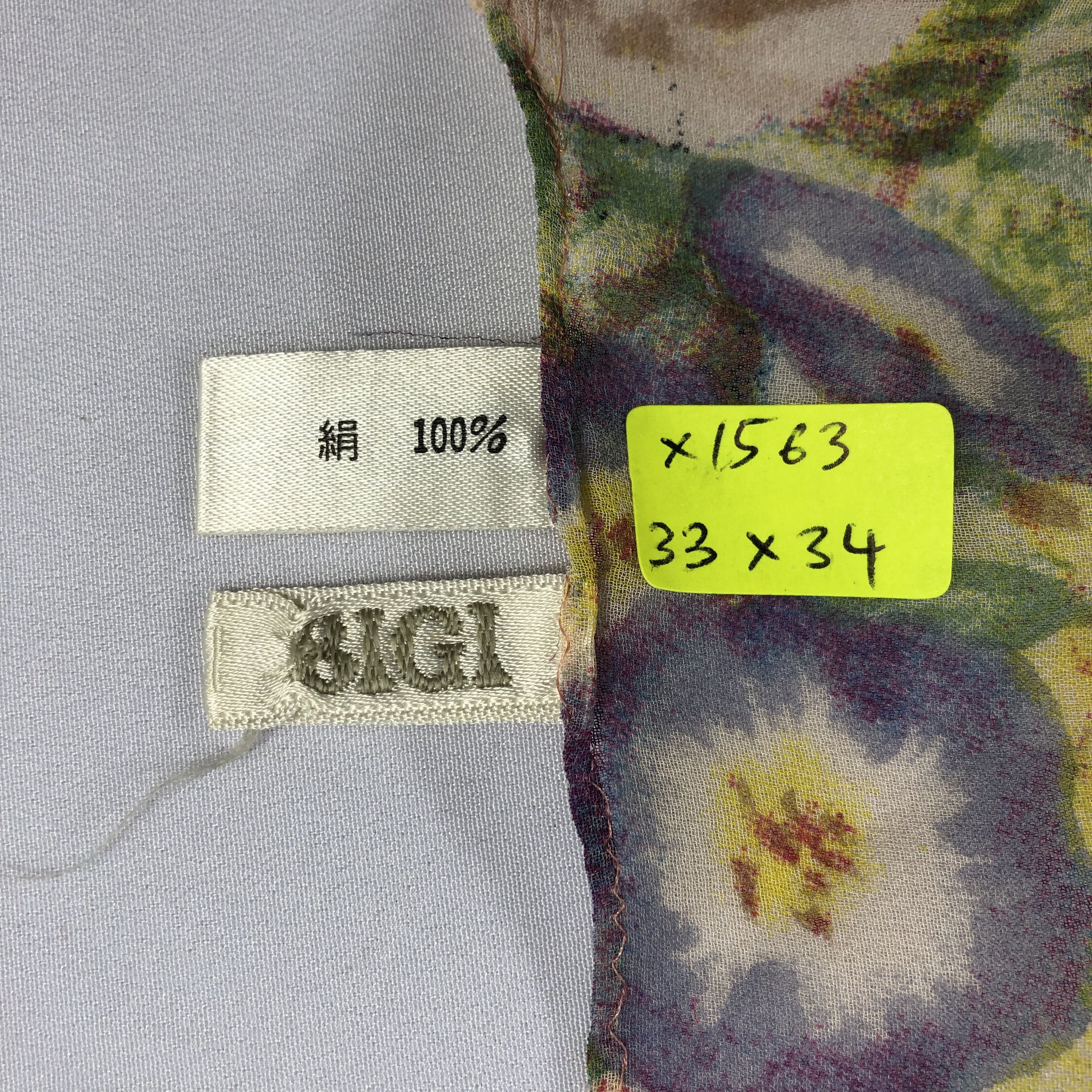 Vintage Vintage The Gigi Silk Scarf Size ONE SIZE - 5 Thumbnail