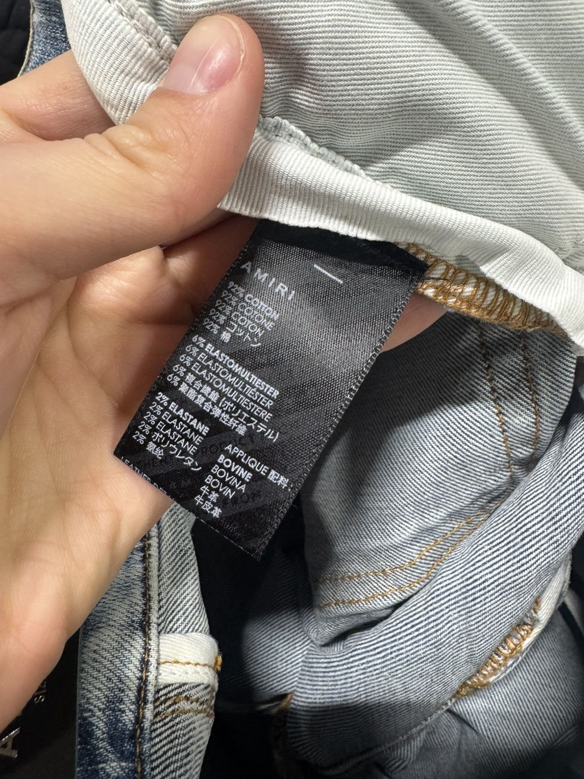 Amiri Amiri MX1 Stone Indigo Jeans NEW 1200$ Size US 38 / EU 54 - 5 Thumbnail