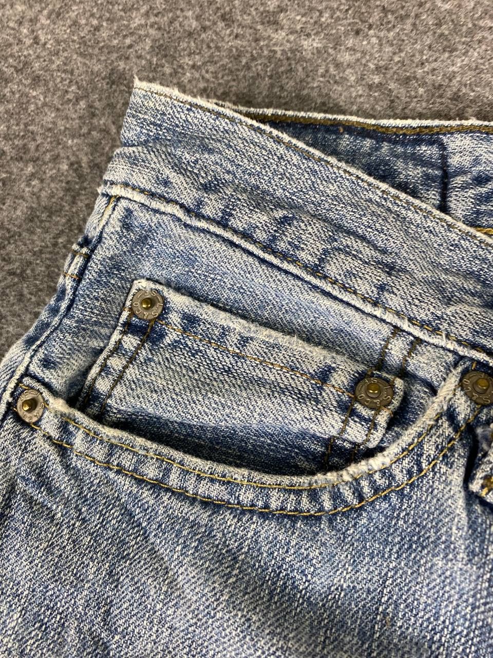 Levi's vintage levis 514 slim straight denim nice design Size US 31 - 9 Thumbnail