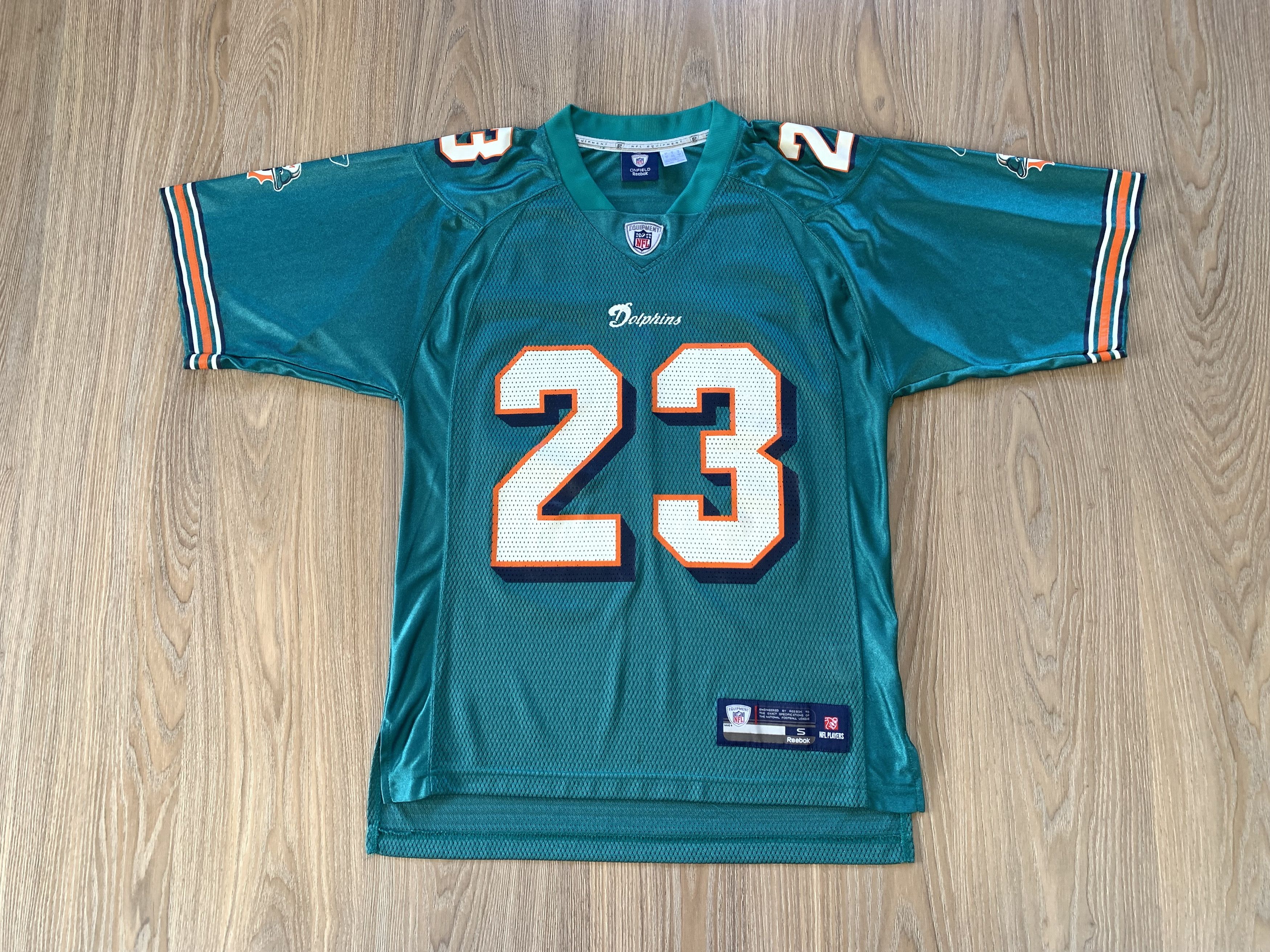 NFL × Reebok × Vintage Reebok NFL Miami Dolphins Ronnie Brown #23 Jersey Size US S / EU 44-46 / 1 - 2 Thumbnail