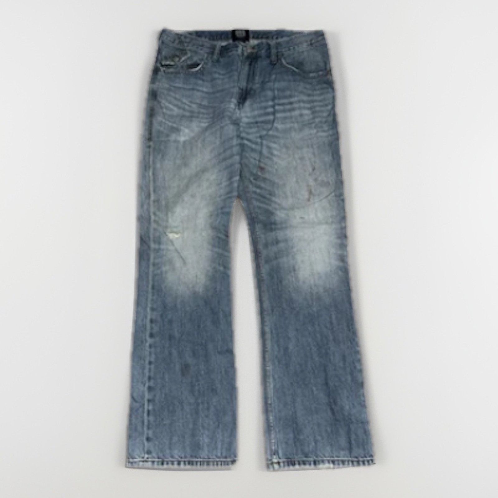 Rock & Republic × Vintage Rock & Republic Distressed Jeans Blue Vintage Straight Leg Size US 34 / EU 50 - 3 Thumbnail
