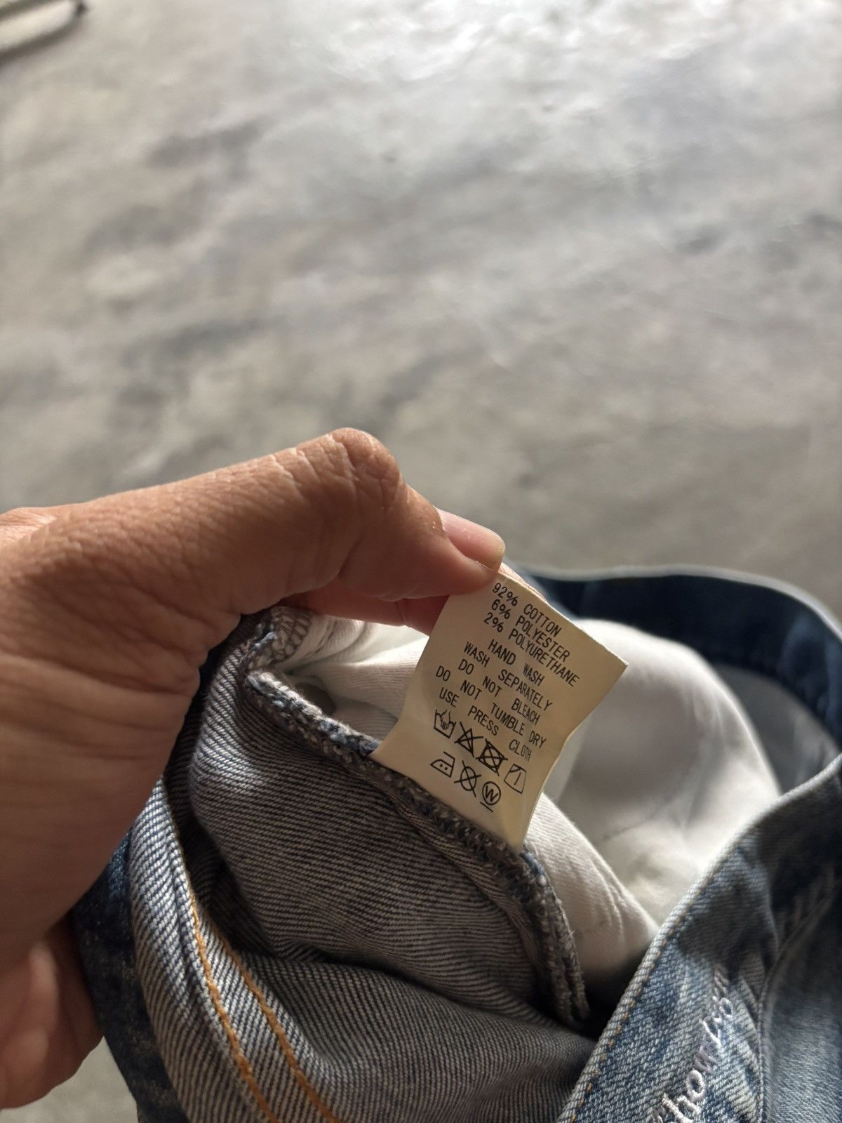 Japanese Brand KEEP SHOW LEGIT skinny slim japanese patchwork KAPITAL style Size US 31 - 7 Thumbnail