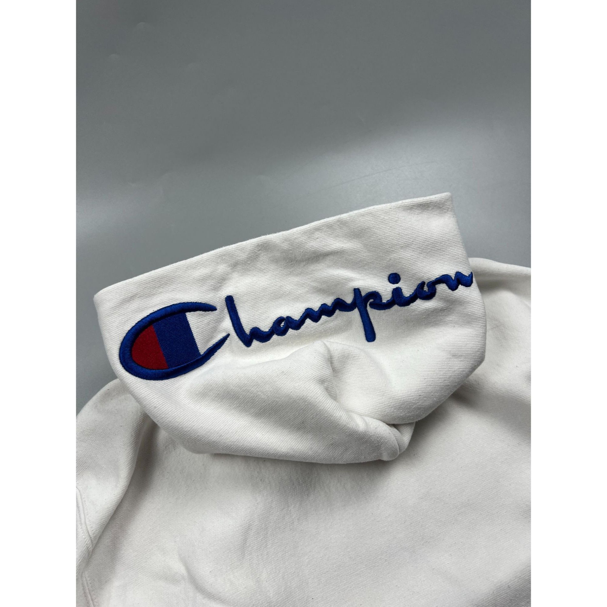 Champion Champion Reverse Weave Vintage White Hoodie (Y0878) Size US L / EU 52-54 / 3 - 9 Thumbnail
