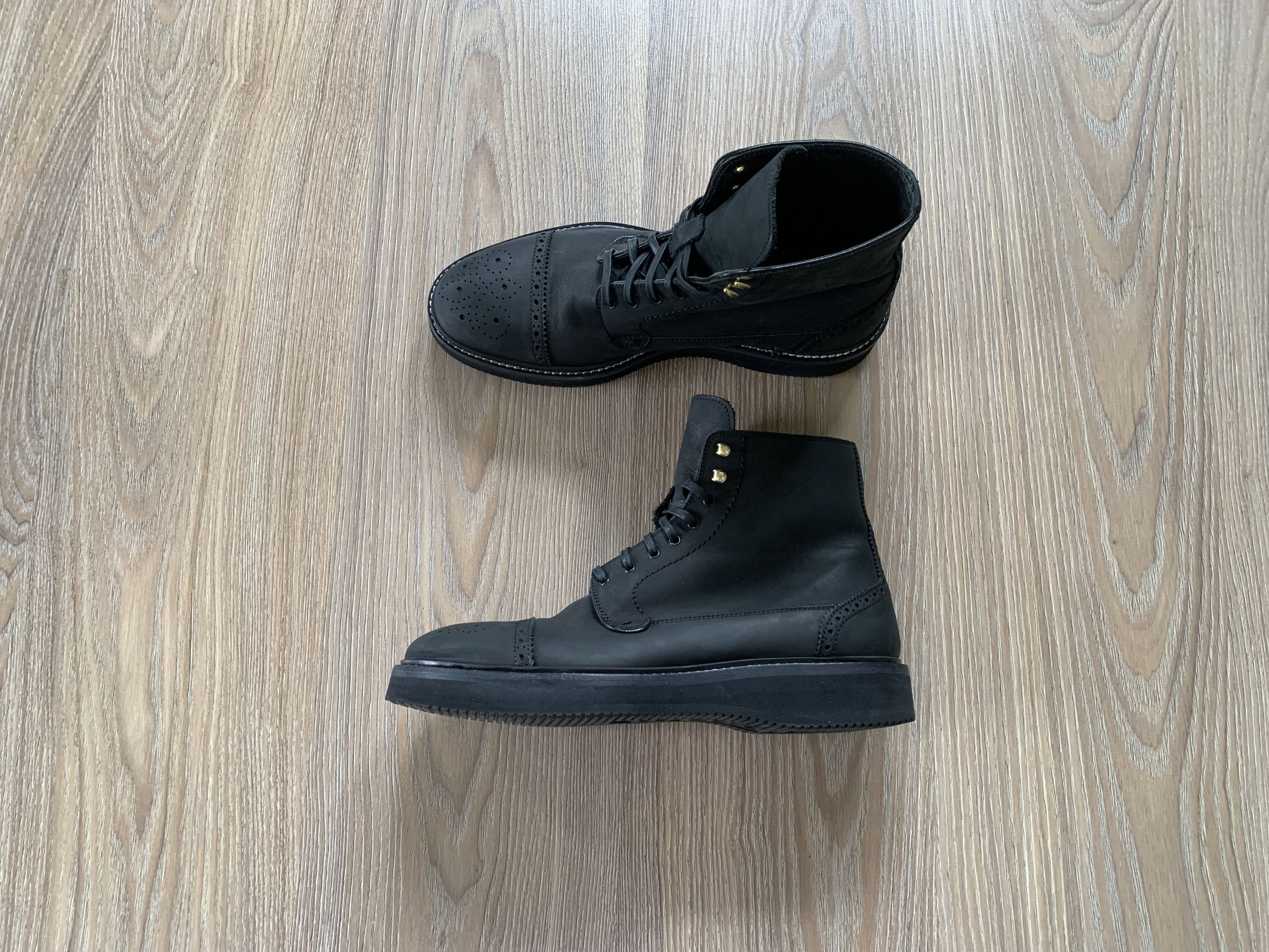 Alexander McQueen Rare Archival Alexander McQueen Black Leather Boots Size US 9 / EU 42 - 1 Thumbnail