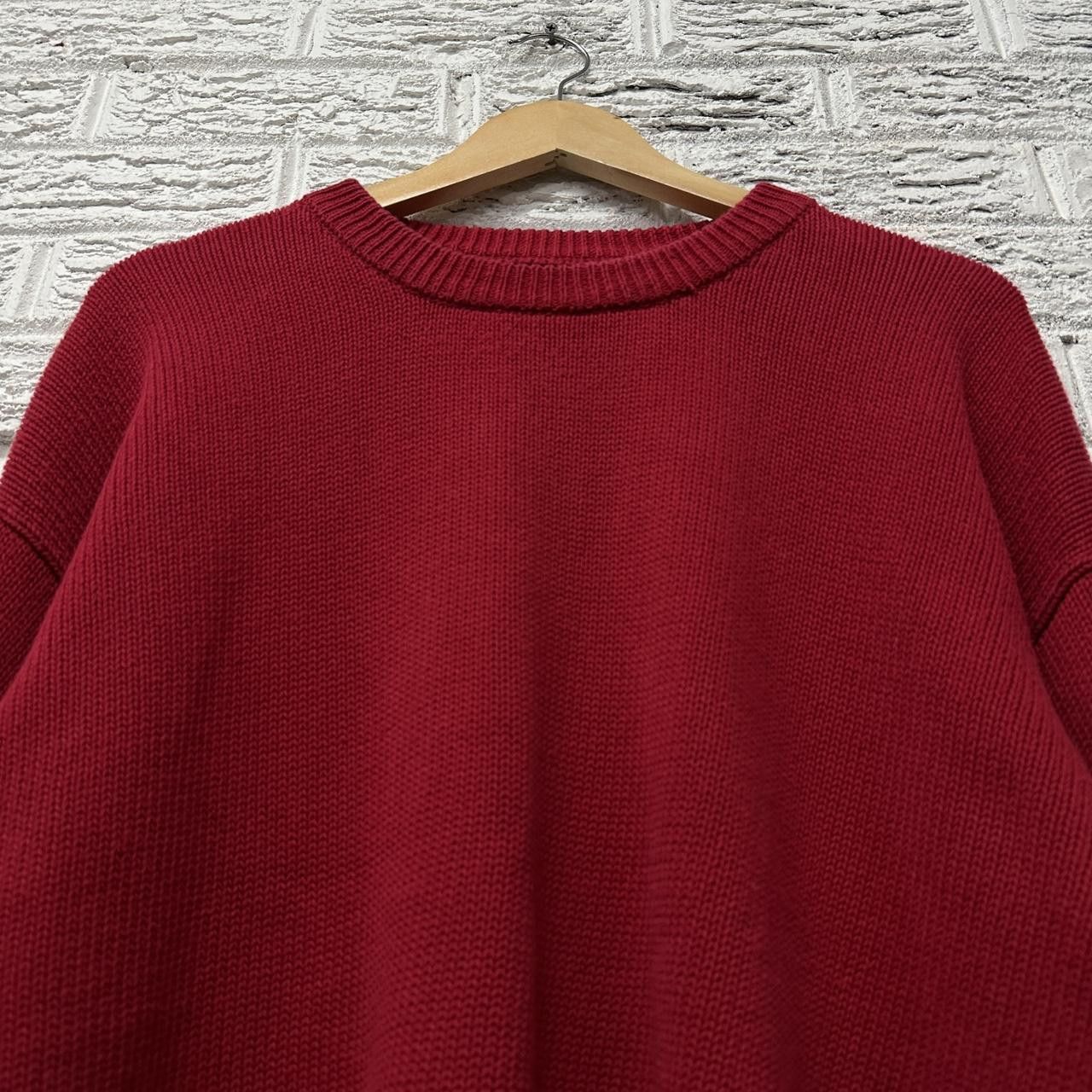 Eddie Bauer Vintage Eddie Bauer Red Cable Knit Sweater Men’s Large Size US L / EU 52-54 / 3 - 1 Thumbnail
