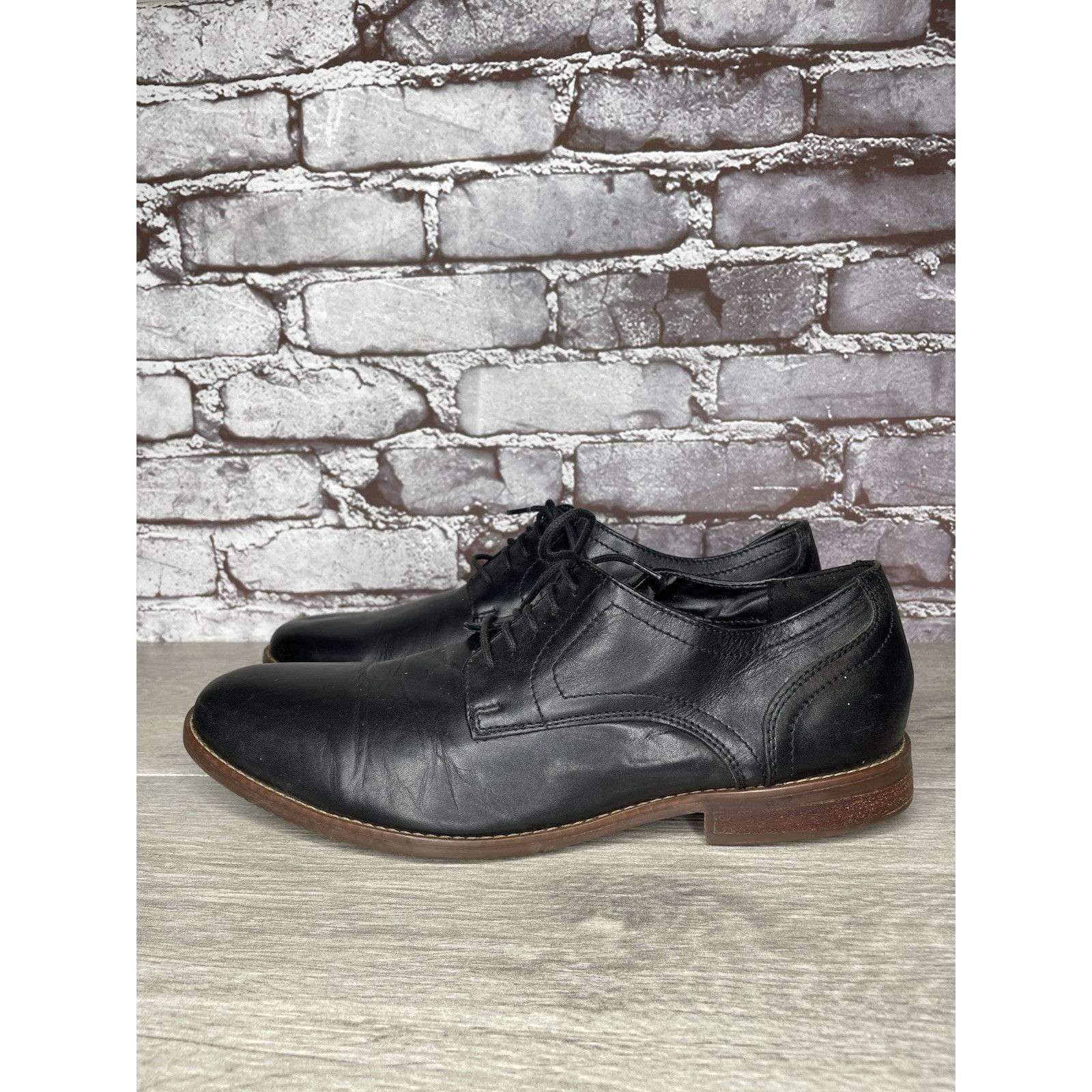 Rockport Rockport Trutech Black Leather Oxfords Brown Casual Shoes Me Size US 10 / EU 43 - 12 Thumbnail