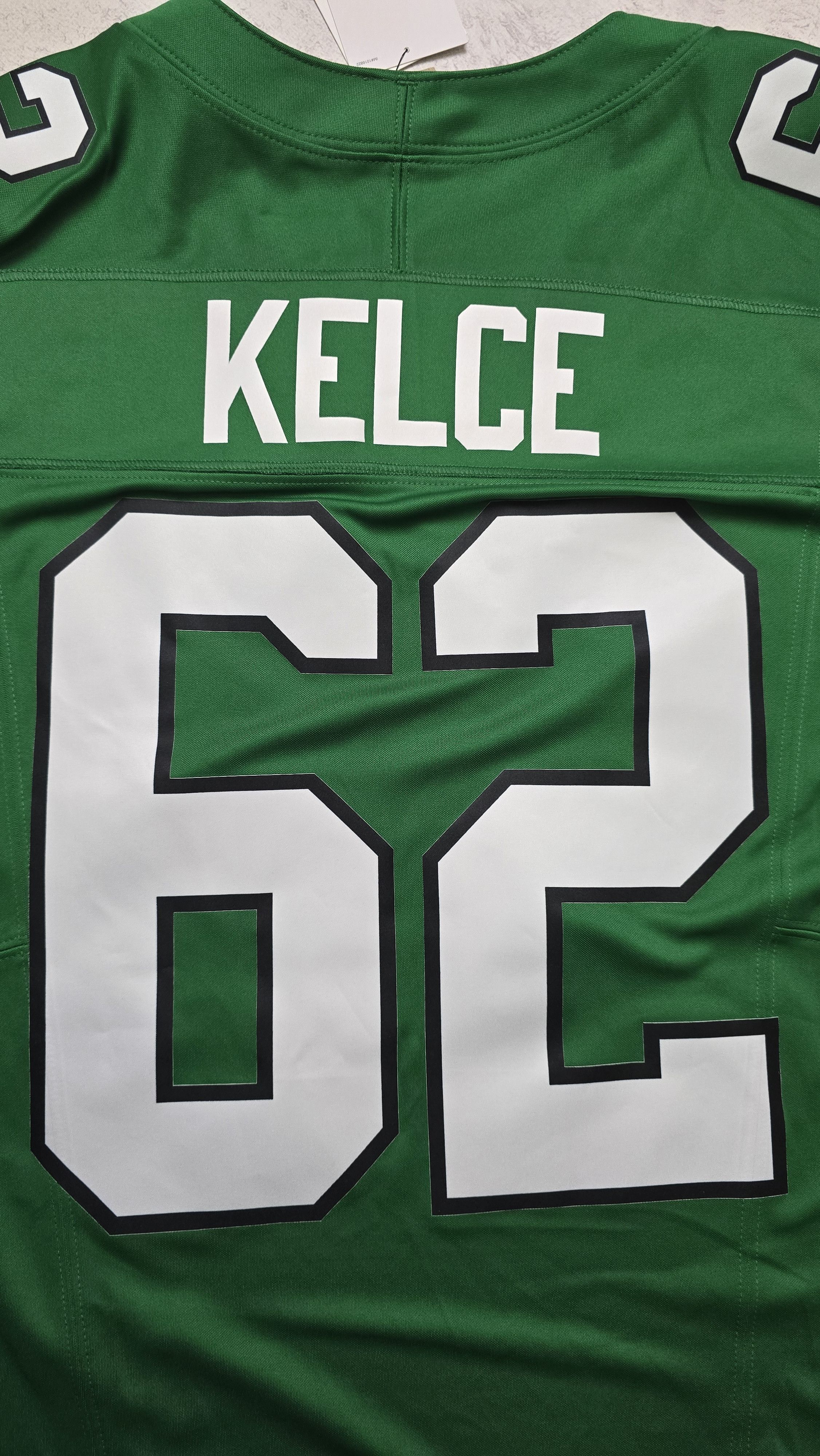 Nike Jason Kelce Philadelphia Eagles FUSE Limited Jersey Kelly Size US XL / EU 56 / 4 - 10 Thumbnail