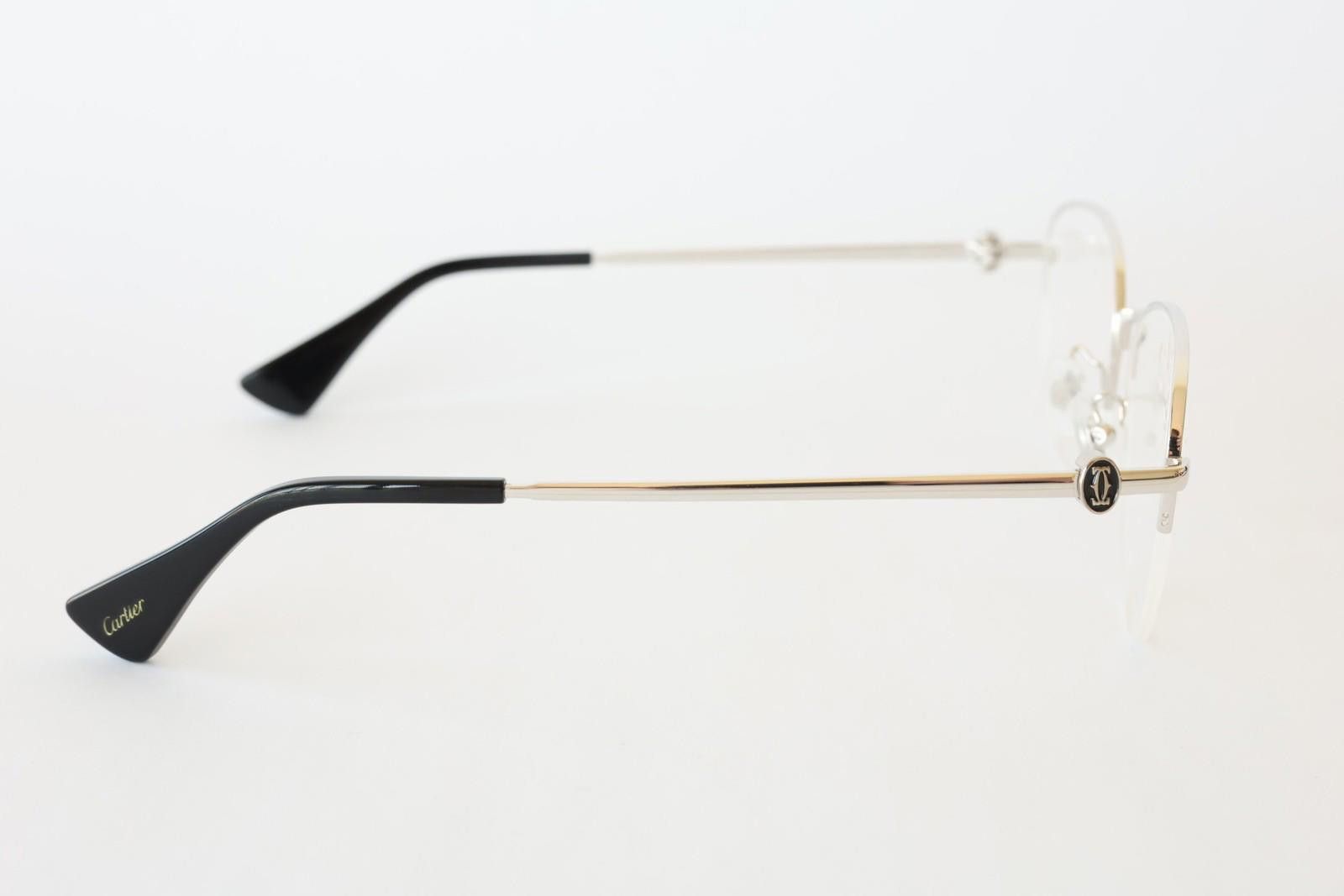 Cartier New Cartier eyewear optical eyeglasses CT0415OA 002 L silver Size ONE SIZE - 7 Thumbnail