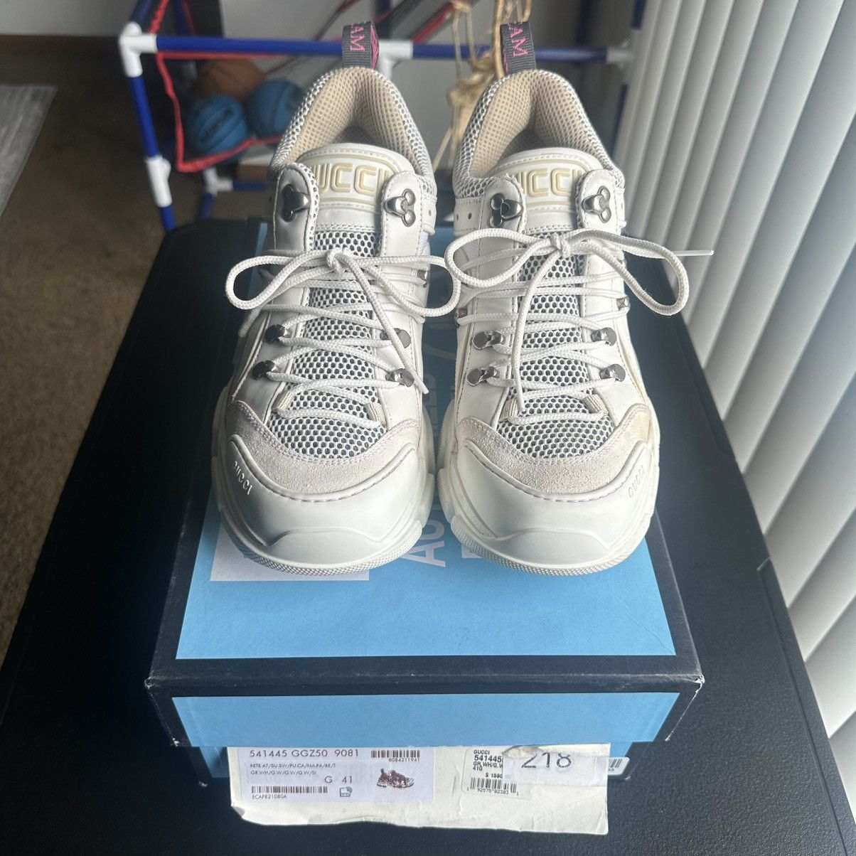 Gucci Men’s Gucci Flashtrek Sneaker Boots White Size US 8 / EU 41 - 3 Thumbnail