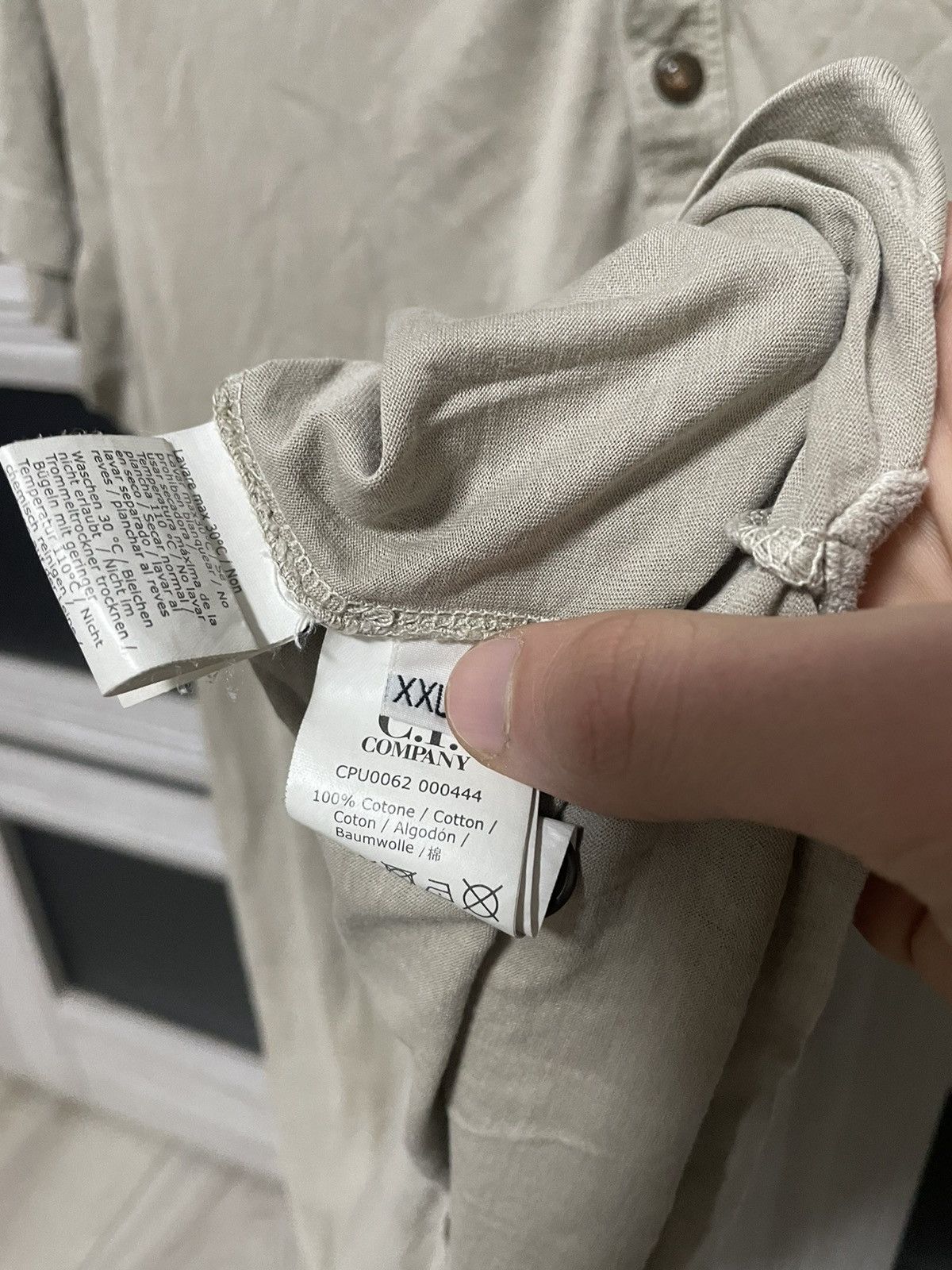 C.P. Company C.P. Company Massimo Osti Vintage Polo Shirt XXL Beige Size US XXL / EU 58 / 5 - 7 Thumbnail