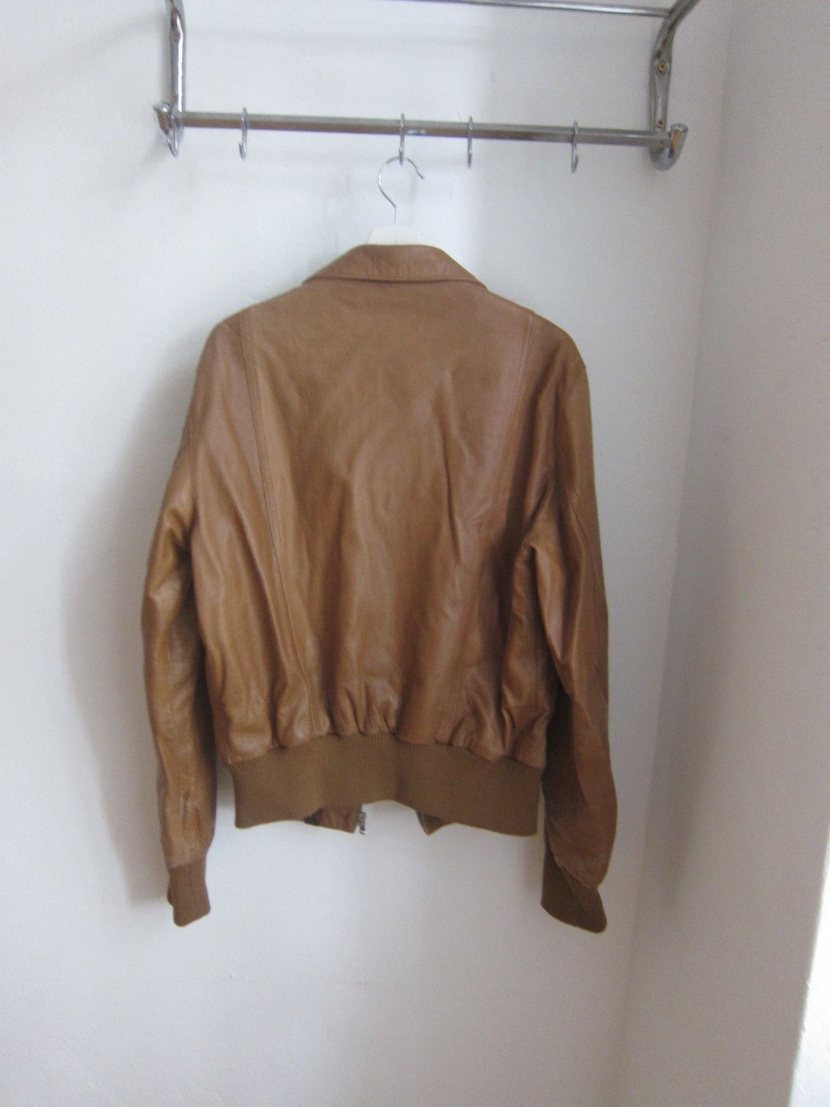 Genuine Leather × Vintage Made in Italy Leather Jacket 70s Size US L / EU 52-54 / 3 - 2 Thumbnail