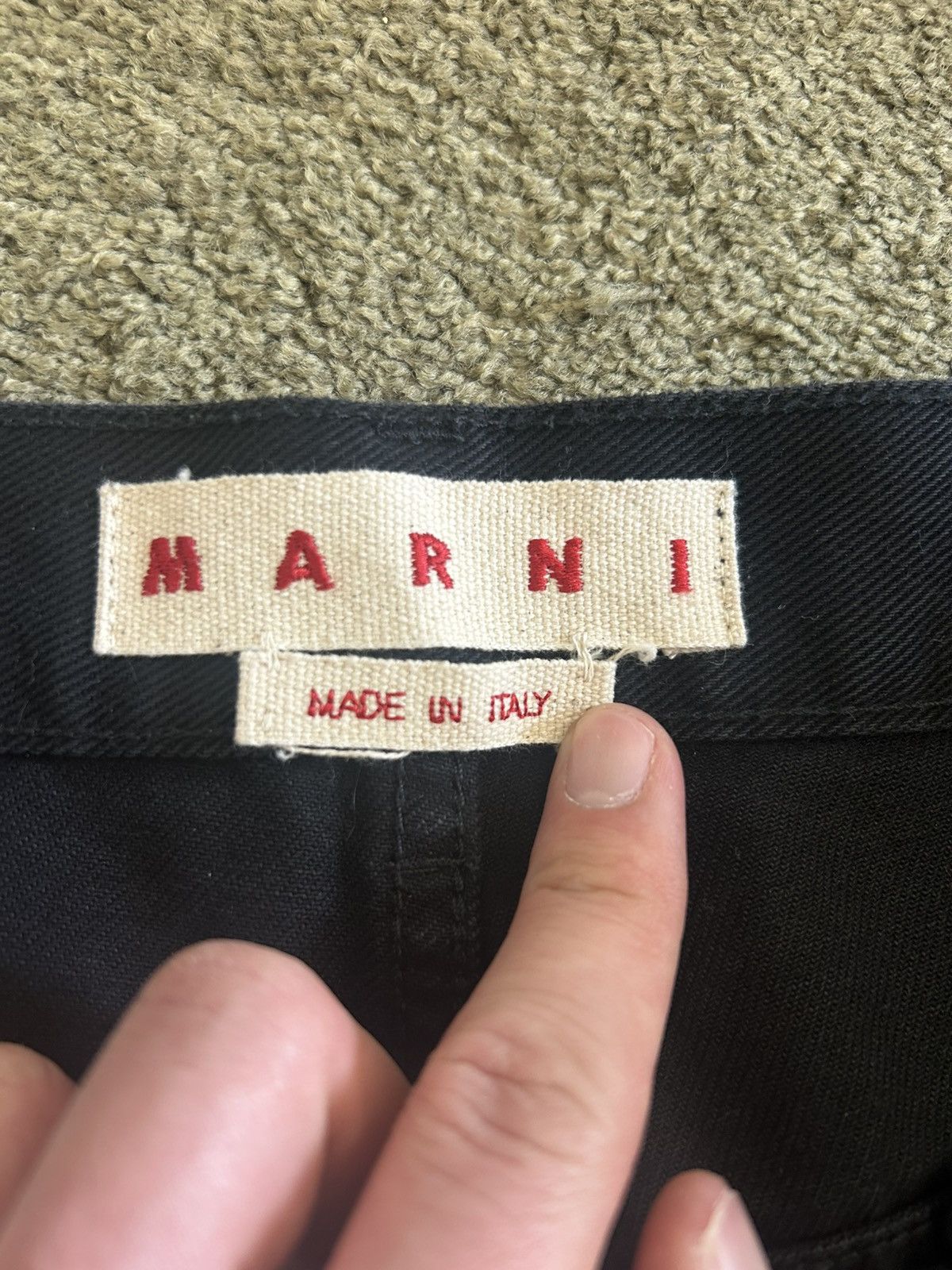 Marni Marni Faded Black Drawstring denim Size US 34 / EU 50 - 5 Thumbnail