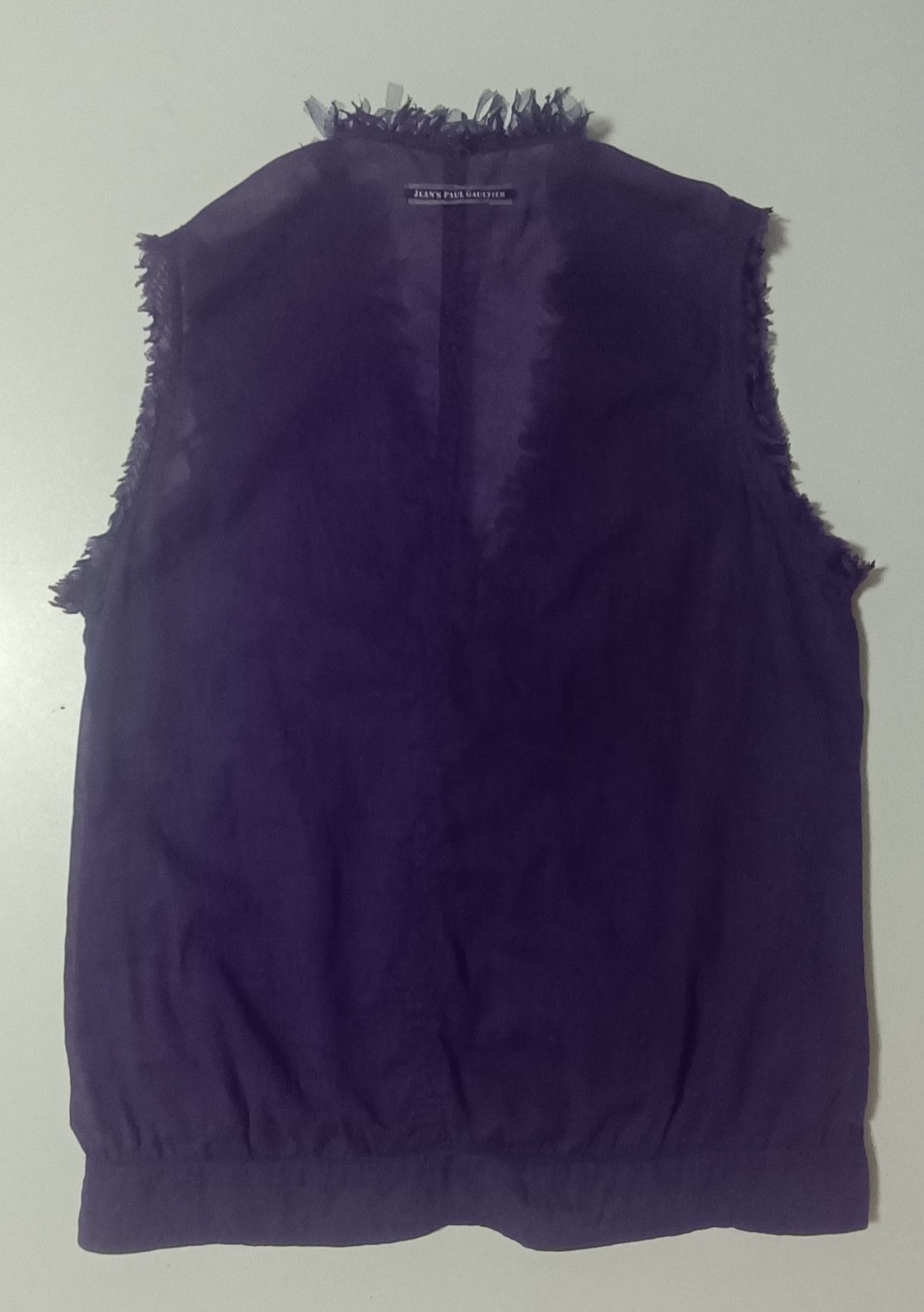 Jean Paul Gaultier Purple blouse with fringes Size M / US 6-8 / IT 42-44 - 25 Thumbnail