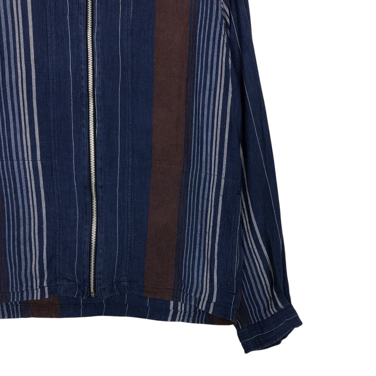 Japanese Brand 🔥VINTAGE STRIPPED CHORE JACKET LESVIS BAOIS ISSEY MIYAKE Size US M / EU 48-50 / 2 - 7 Thumbnail