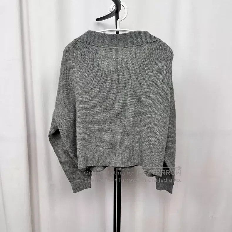 Miu Miu Miu Miu 38 Grey short cardigan Size M / US 6-8 / IT 42-44 - 2 Thumbnail