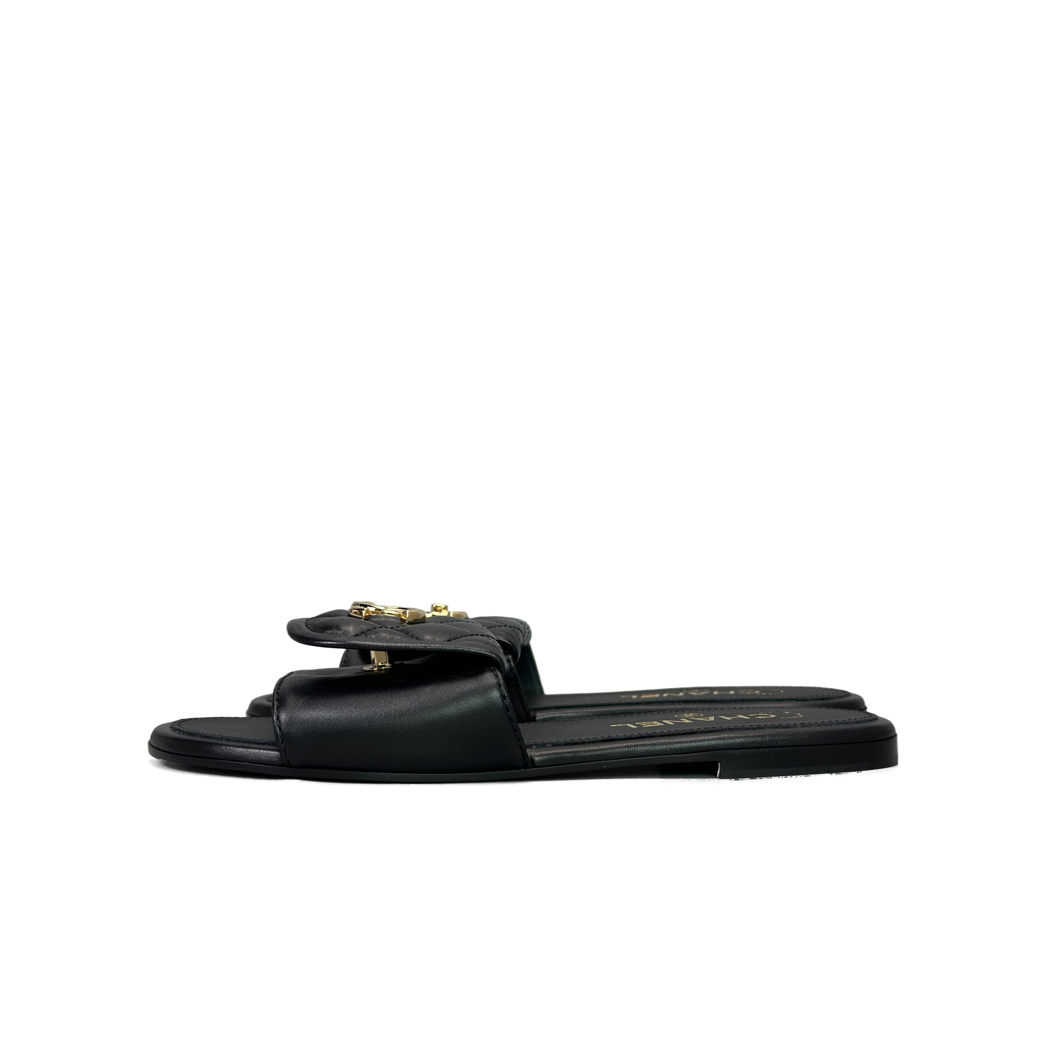 Chanel Chanel Quilted Leather Sandals Size 37 Size US 7 / IT 37 - 1 Thumbnail