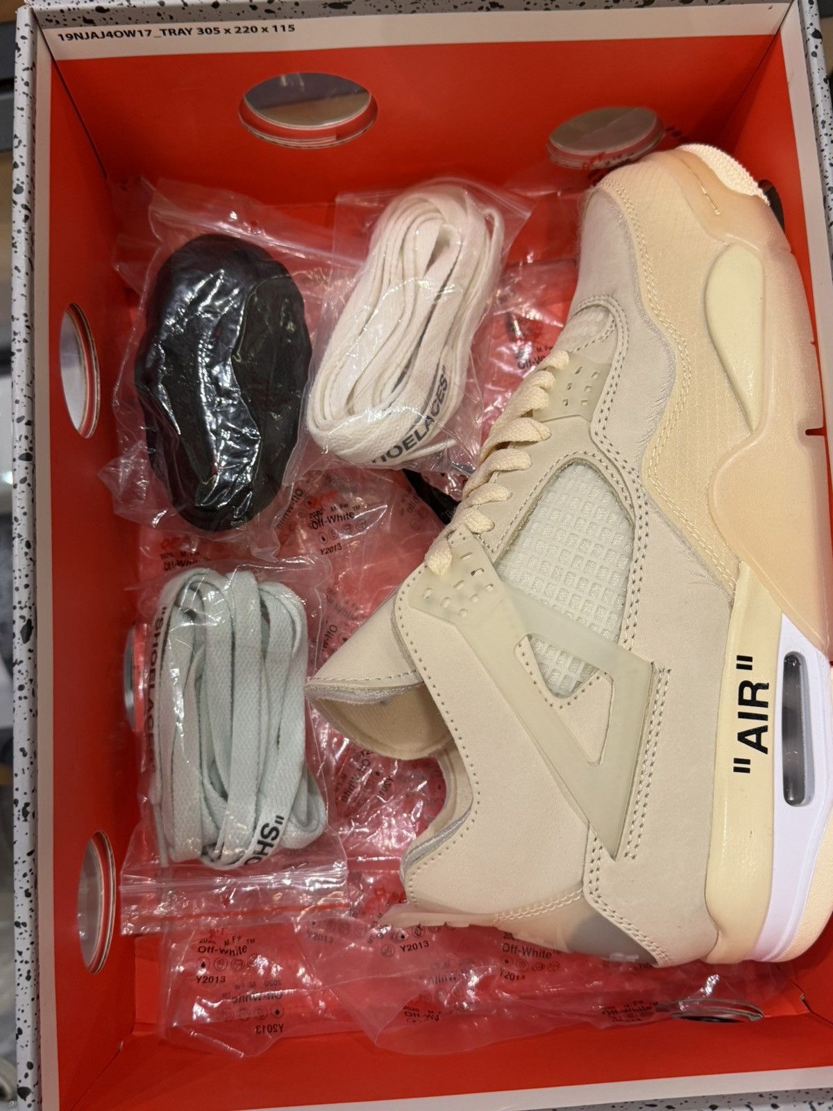 Jordan Brand Jordan 4 Retro ‘Off-White Sail’ Size US 6.5 / EU 39-40 - 7 Thumbnail