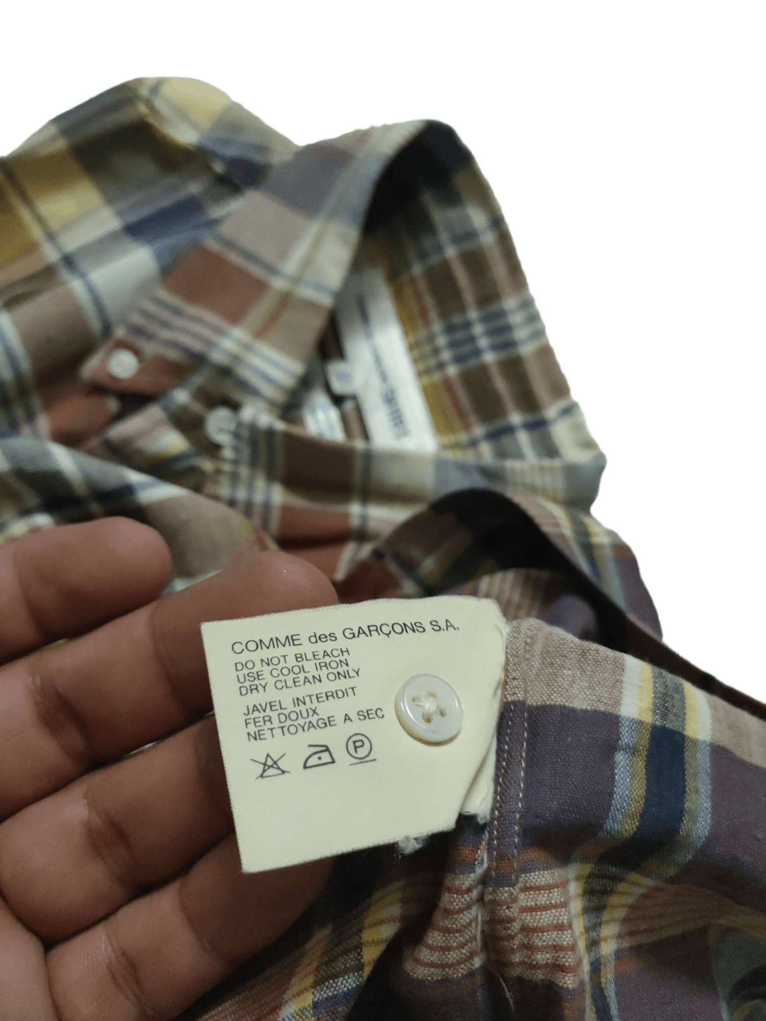 Comme des Garcons Vintage Comme Des Garcons Shirt Made in France Size US L / EU 52-54 / 3 - 7 Thumbnail