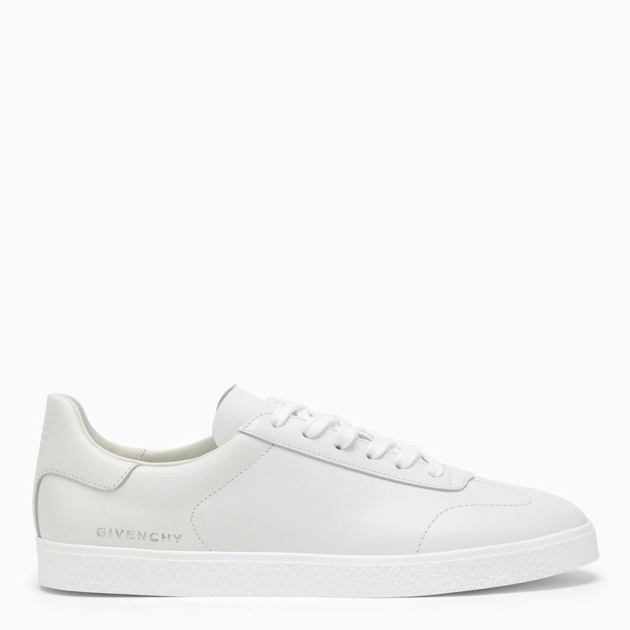 o1d2blof0824 Leather Trainer in White