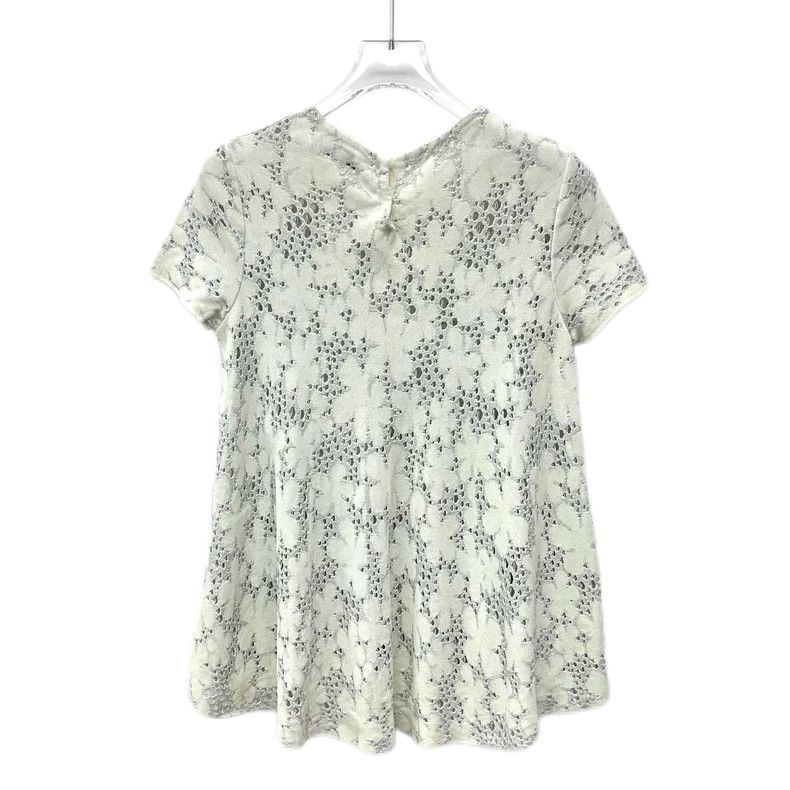 Dior Dior Beige flower hollow round-neck short sleeves 2503-Next Size XS / US 0-2 / IT 36-38 - 2 Thumbnail