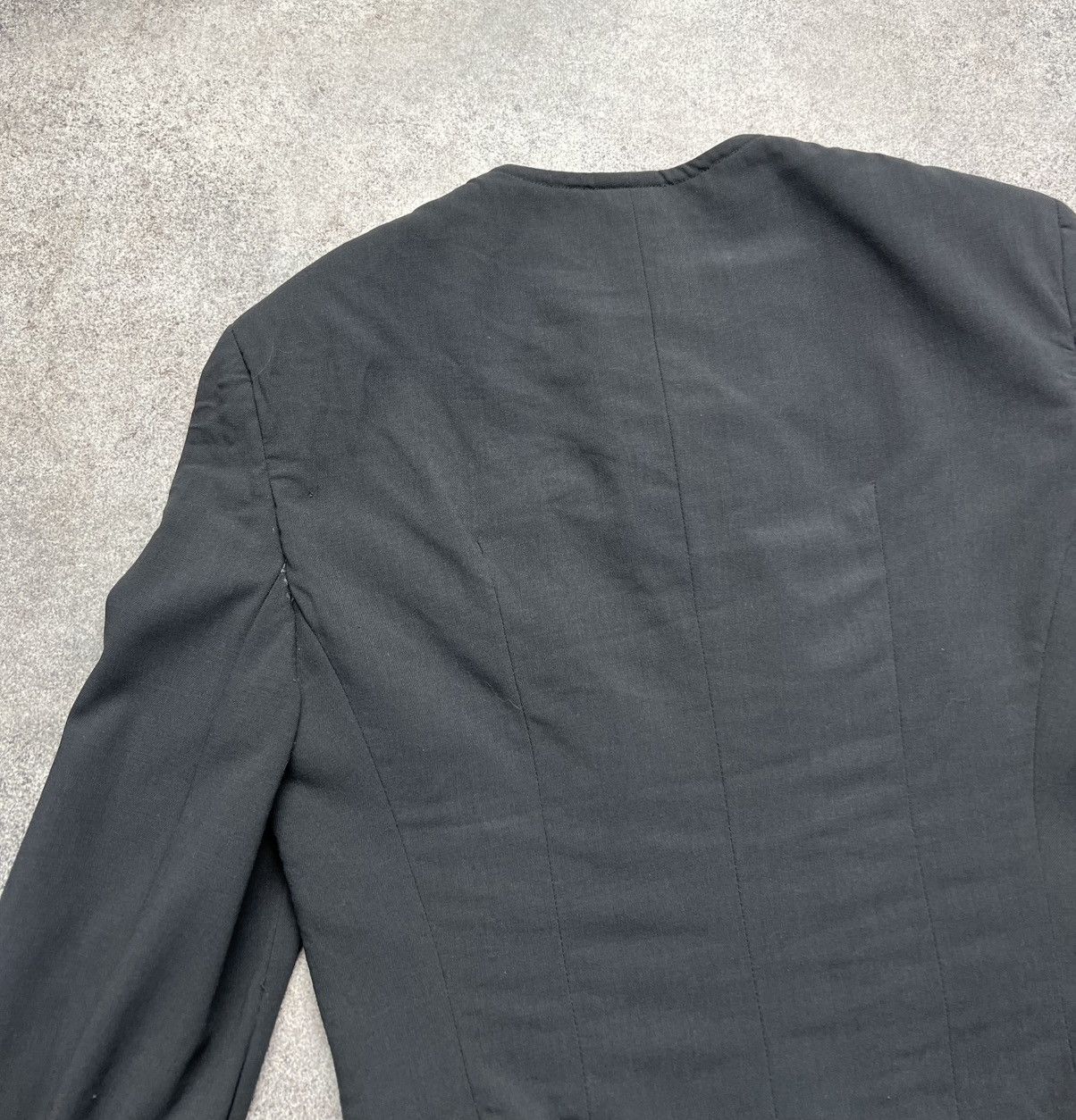 Giorgio Armani × Vintage Giorgio Armani 90s vintage cropped blazer jacket Size S / US 4 / IT 40 - 10 Thumbnail