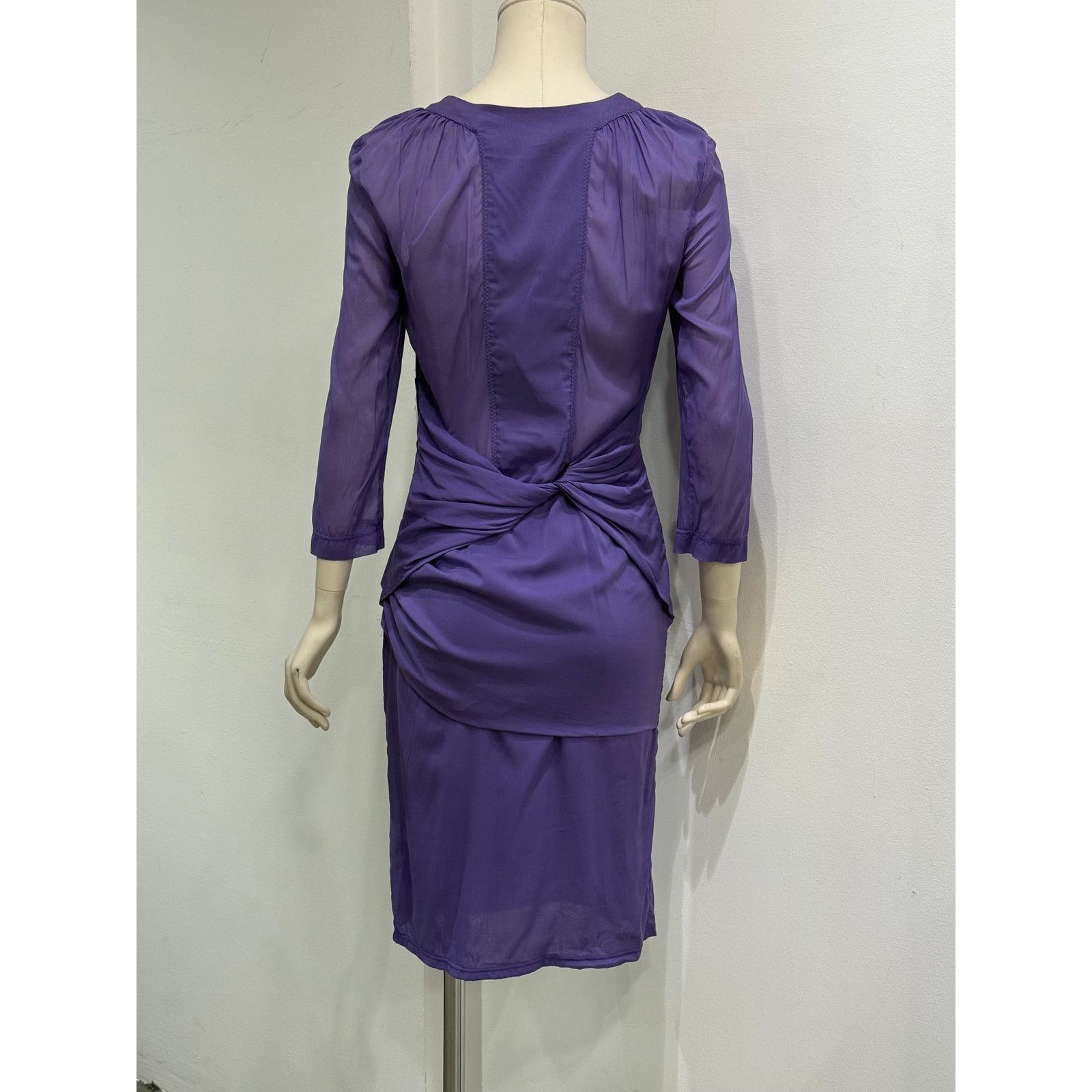 Gucci 2004 Gucci by Tom Ford purple dress Size S / US 4 / IT 40 - 4 Thumbnail