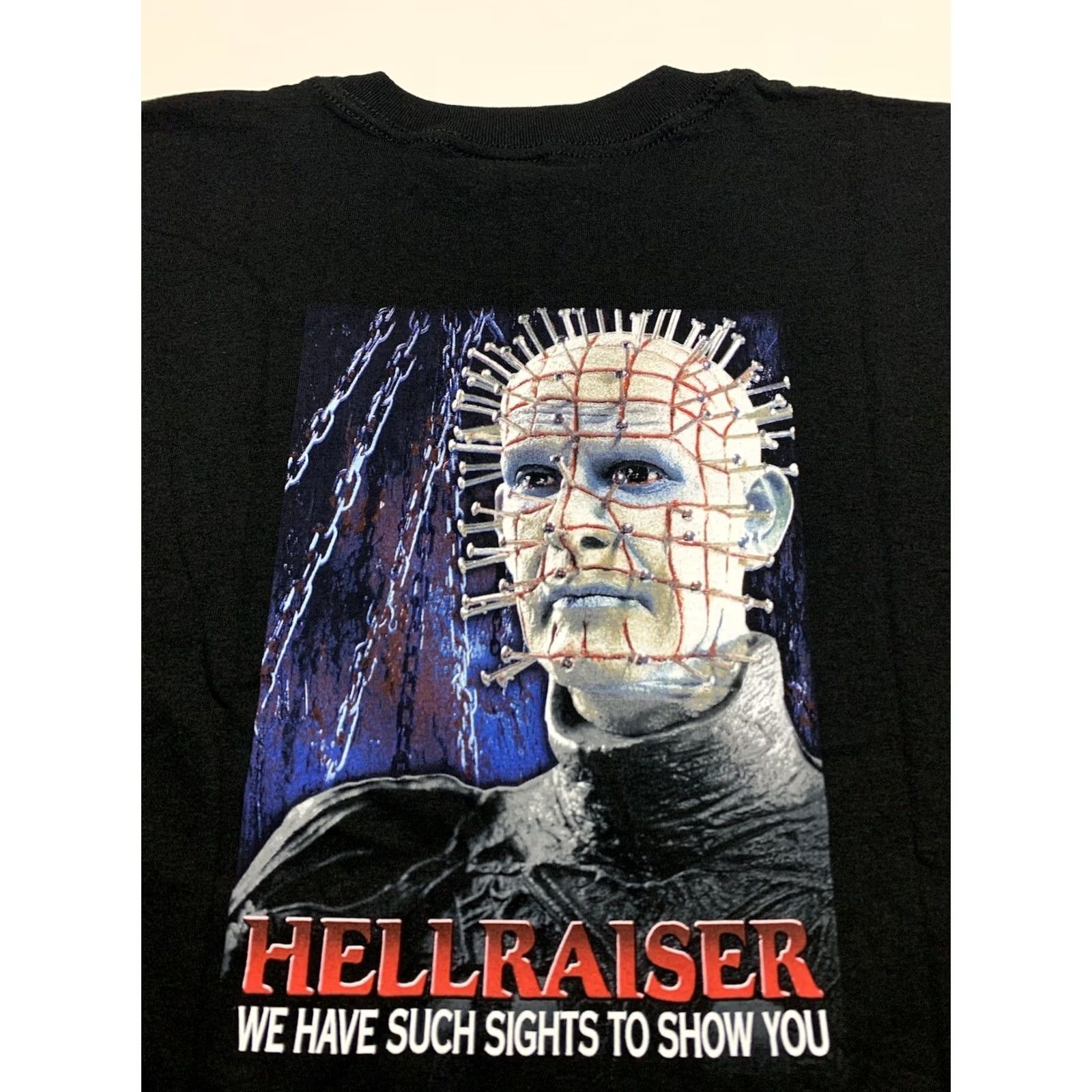 Vintage VINTAGE Hellraiser Shirt Adult XL Black Graphic Print Toy Promo Tee Neca Reel Toys Halloween Horror 2000s Mens Womens Size US XL / EU 56 / 4 - 6 Thumbnail