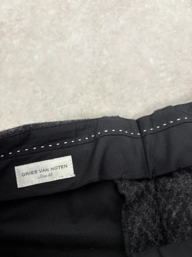 Dries Van Noten Dries Van Noten Black Wool Leopard Pants Size US 30 / EU 46 - 7 Thumbnail