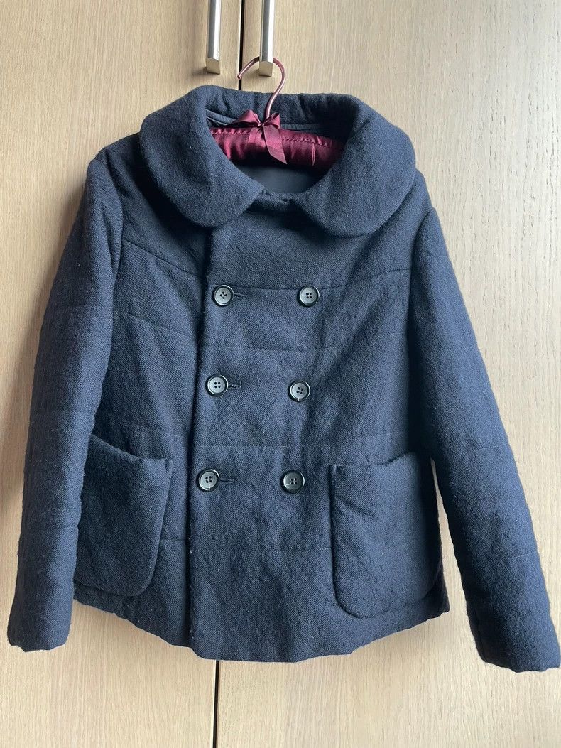Comme des Garcons Comme des Garcons Navy blue cotton-padded jacket coat Size S / US 4 / IT 40 - 5 Thumbnail