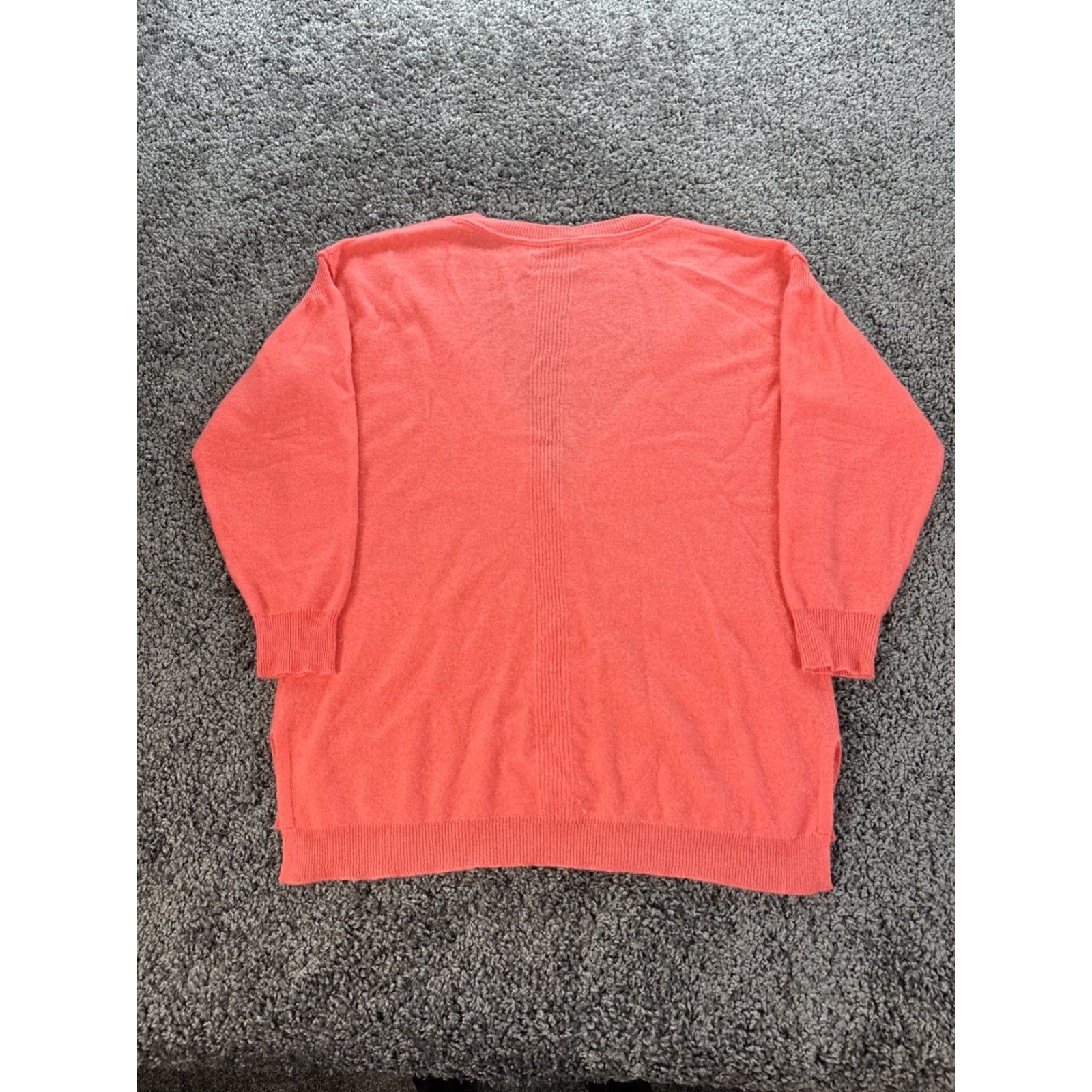Anthropologie Anthropologie Cardigan Sweater 100% Cashmere Kelly Pink L Regular Women Long Sleeve Coral Solid Vintage No Size L / US 10 / IT 46 - 6 Thumbnail