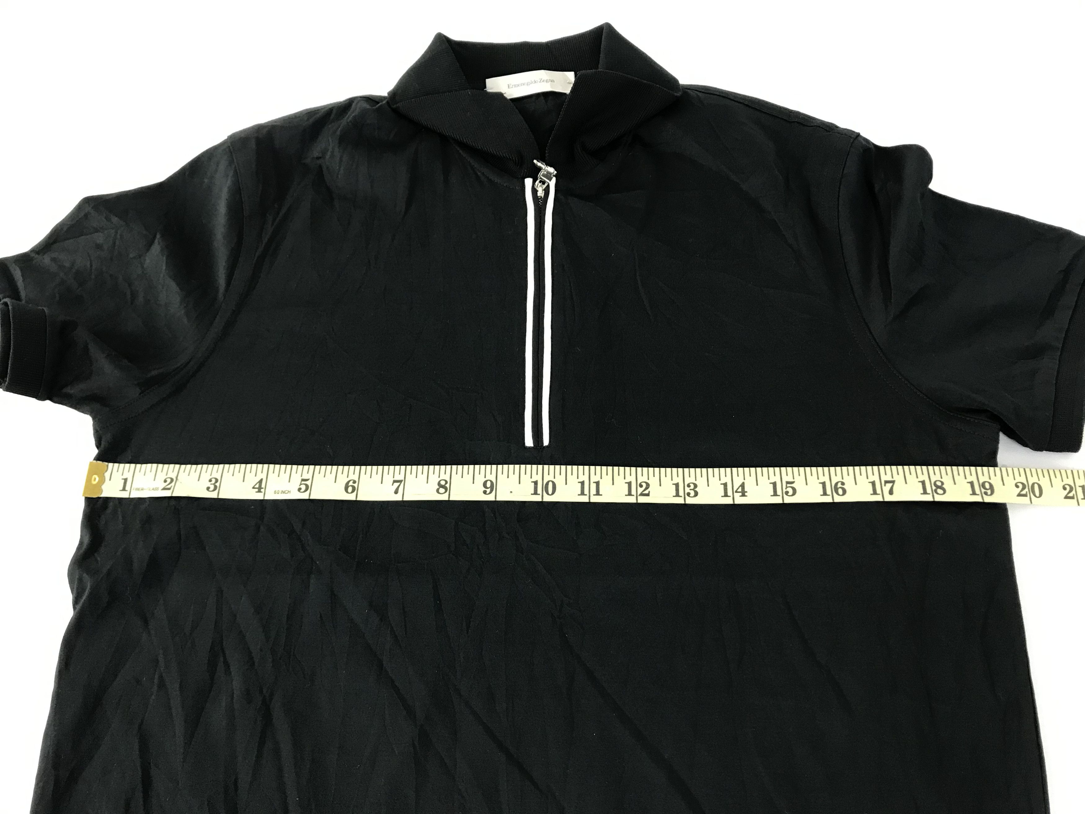 Ermenegildo Zegna Ermenegildo Zegna Half Zip Closure Plain Minimalist Style Size M / US 6-8 / IT 42-44 - 10 Thumbnail