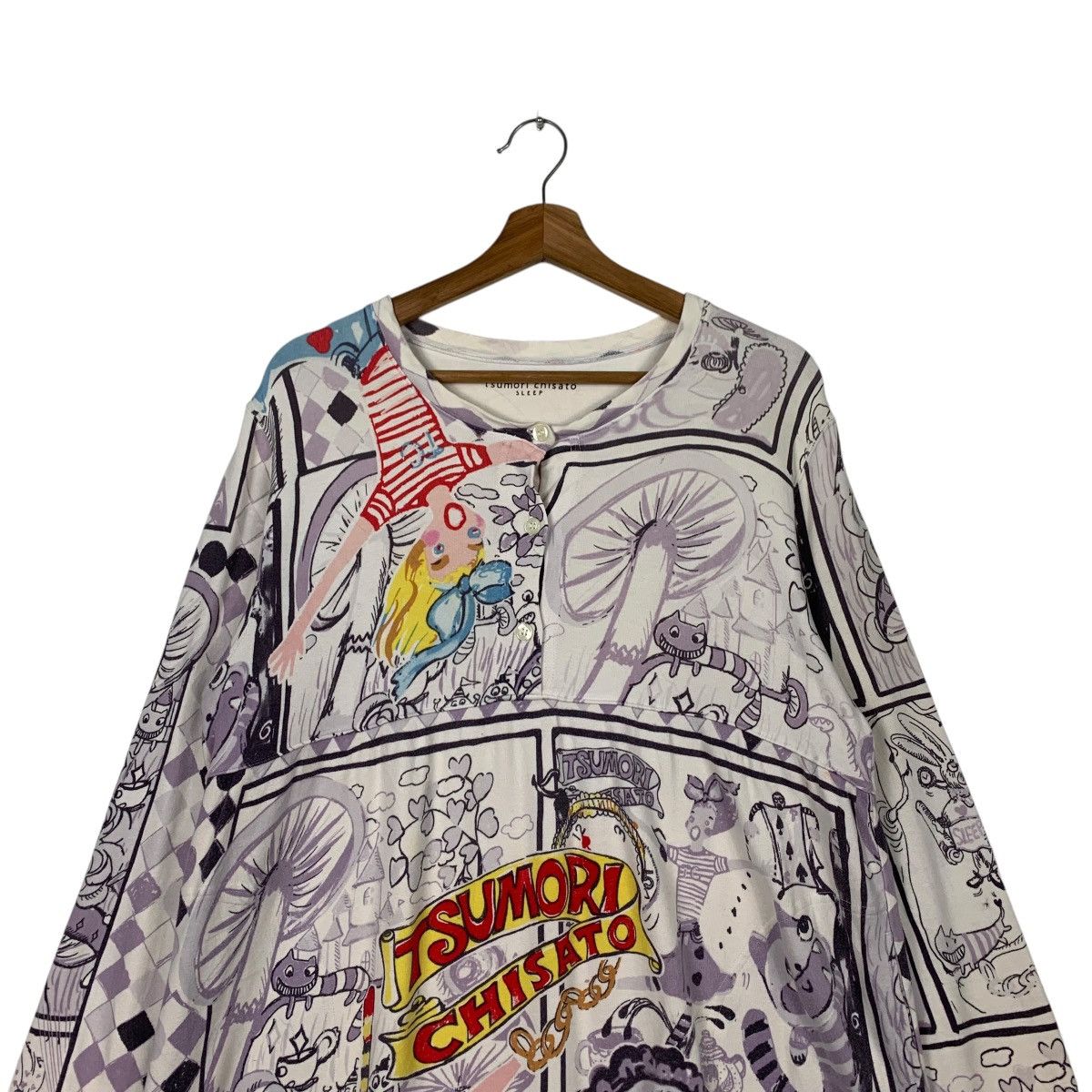 Tsumori Chisato TSUMORI CHISATO Sleep Fullprint Big Logo T Shirt #2083-C91 Size M / US 6-8 / IT 42-44 - 2 Thumbnail