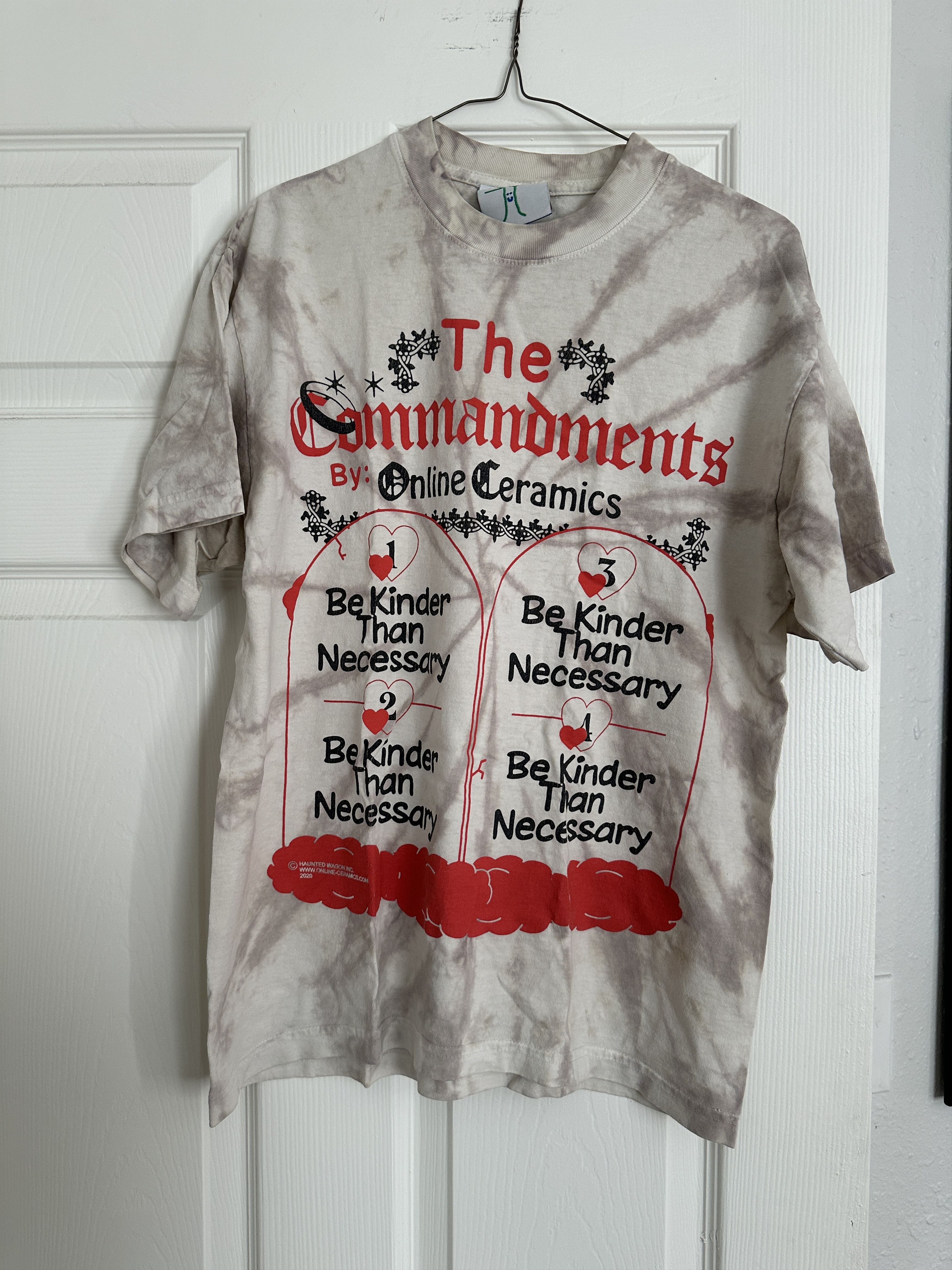 Online Ceramics Online Ceramics “The Commandments” tshirt Size US S / EU 44-46 / 1 - 1 Thumbnail